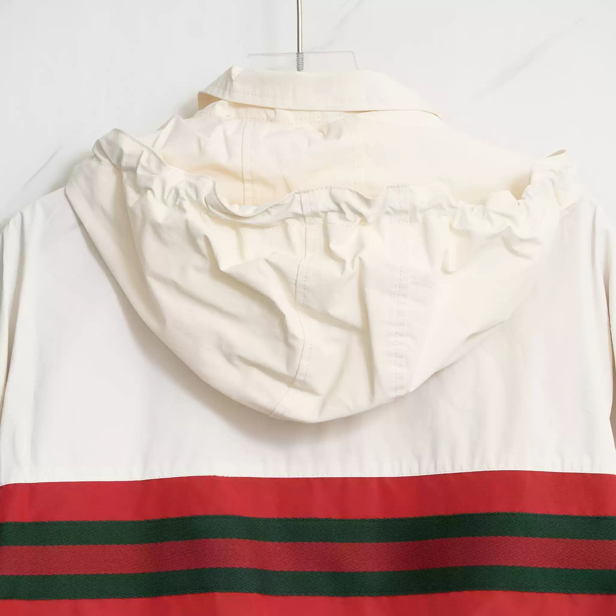 Gucci Gucci Men's Striped Color-Block Hooded Jacket Size US M / EU 48-50 / 2 - 5 Thumbnail