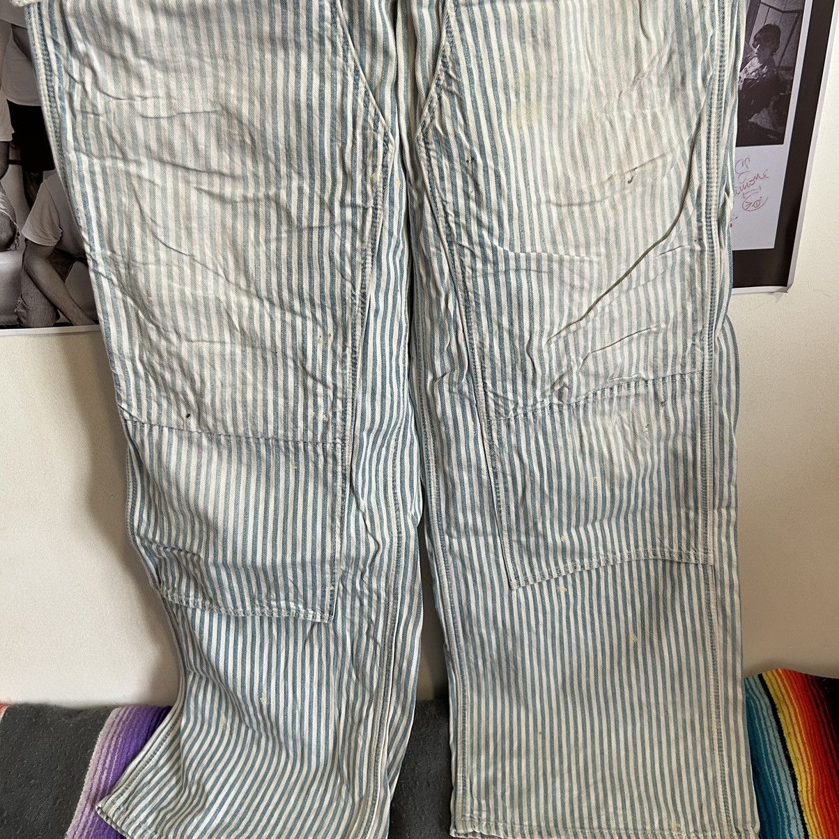 Vintage Vintage Denim & Dungaree Biker Stripe Overall Size US 36 / EU 52 - 11 Thumbnail