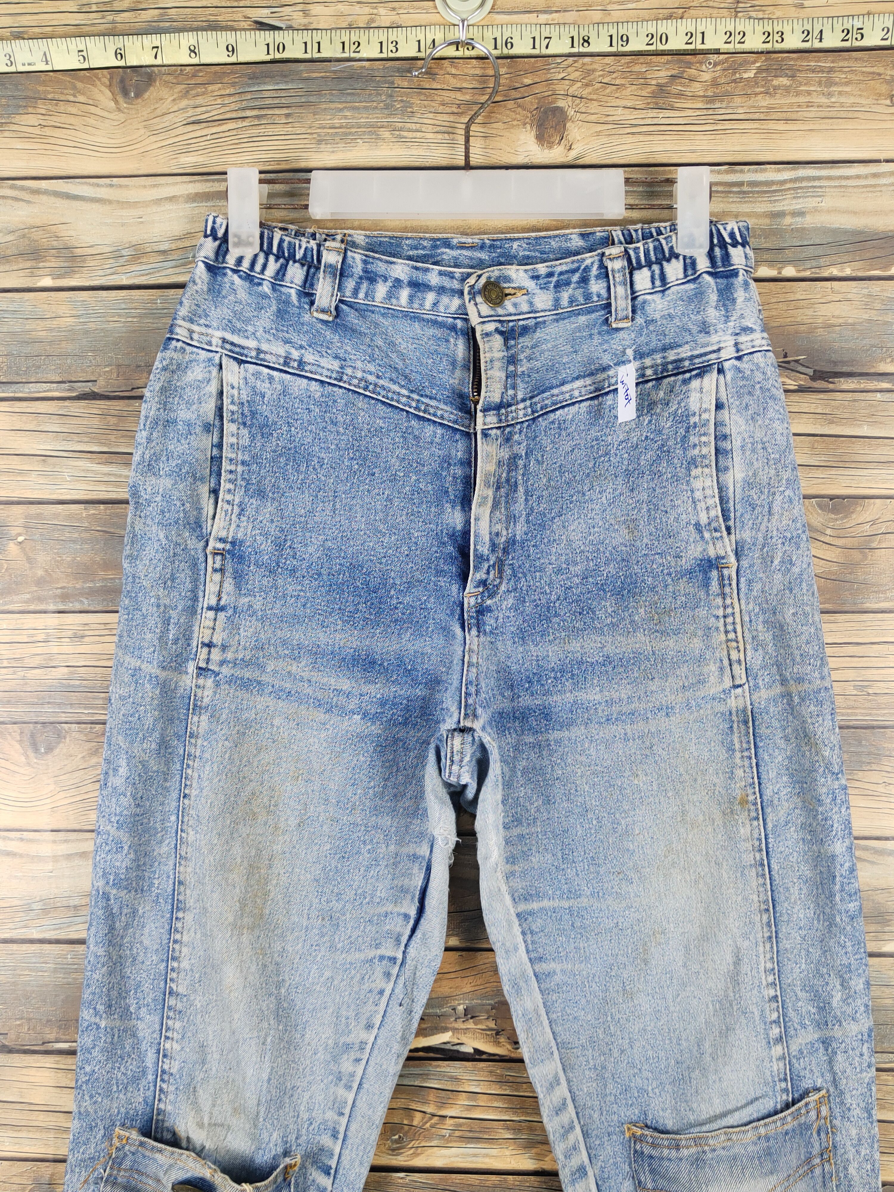 Japanese Brand Japanese Brand Blue Distressed Ripped Jeans #W1707 Size US 28 / EU 44 - 2 Thumbnail