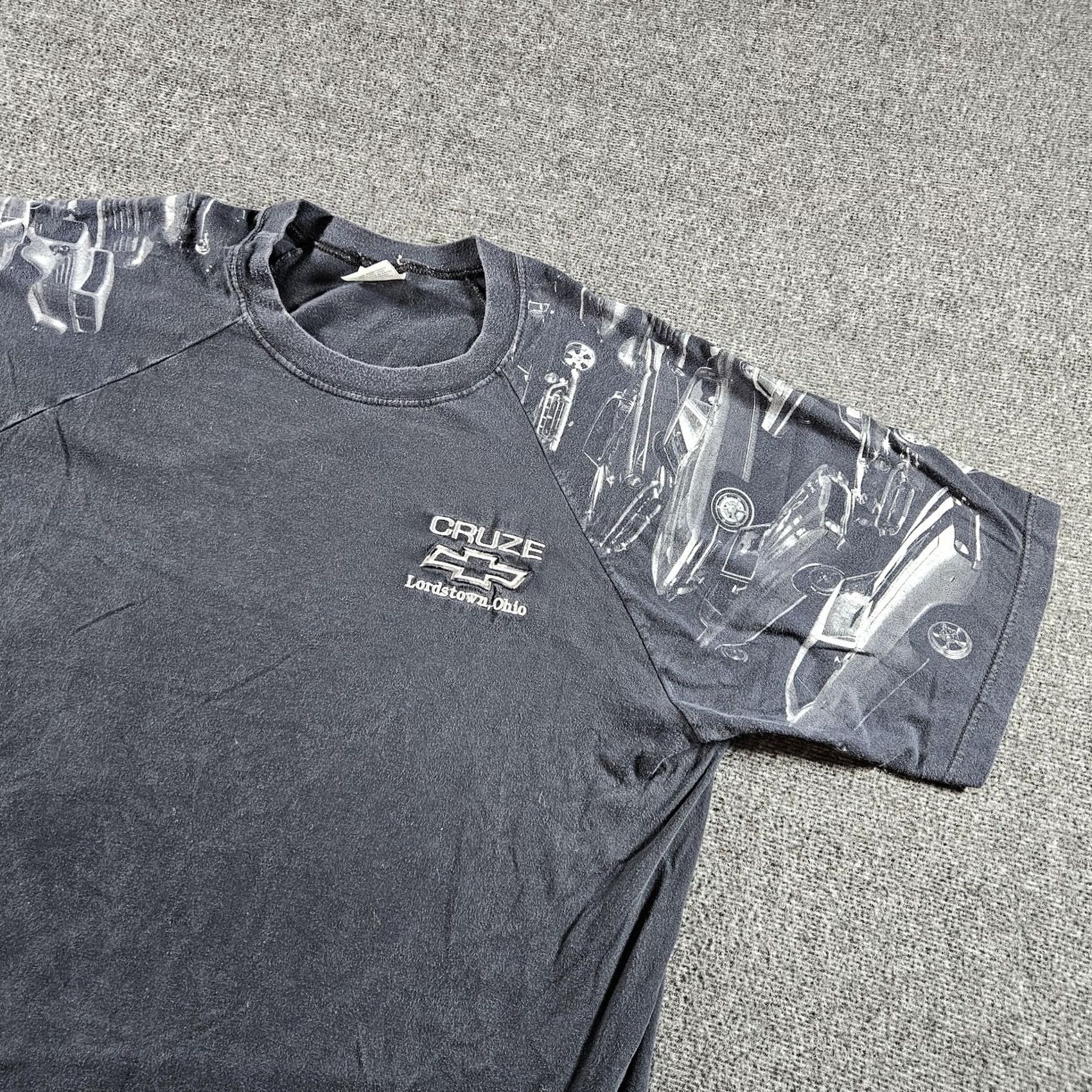 Alife Life Shirt Mens M Gray Chevrolet Cruze Lordstown Ohio Auto Graphic Tee Size US M / EU 48-50 / 2 - 2 Thumbnail