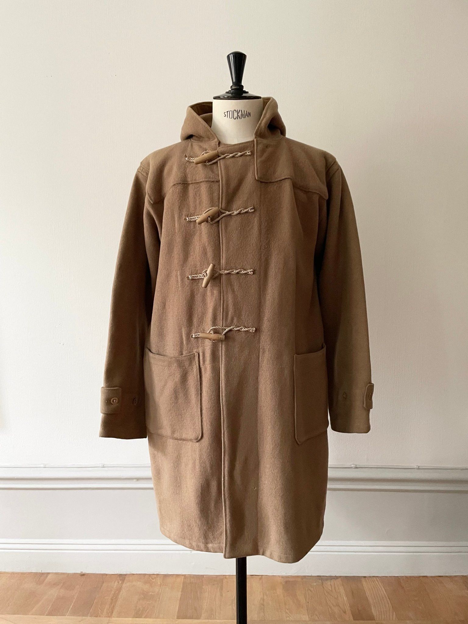Vintage 1940's WWII British Royal Navy Duffel Coat - Large Size US L / EU 52-54 / 3 - 1 Thumbnail
