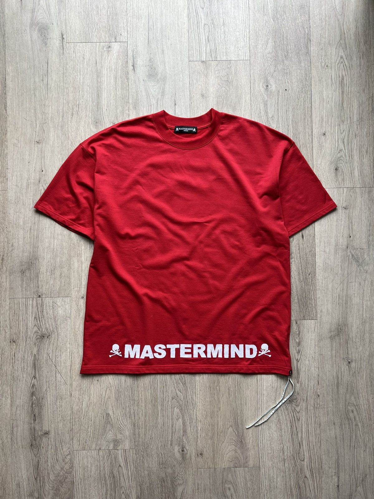 image of Mastermind Japan Mastermind Skull Tshirt in Red, Men's (Size Small)