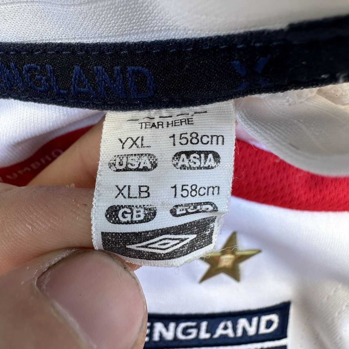 New England Outerwear × Umbro Vintage Umbro T-shirts England Football Team USA Style Y2K Size US XS / EU 42 / 0 - 7 Thumbnail