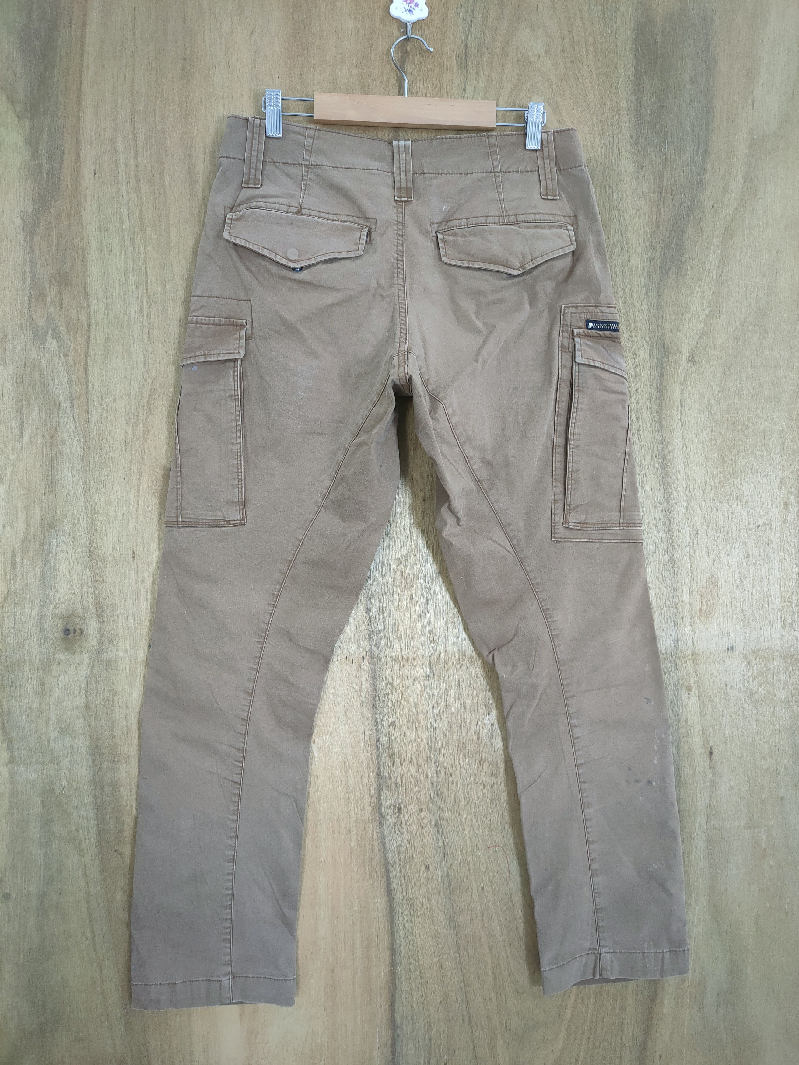 Japanese Brand VINTAGE GENBA BROWN FADED CARGO PANTS Size US 30 / EU 46 - 8 Thumbnail