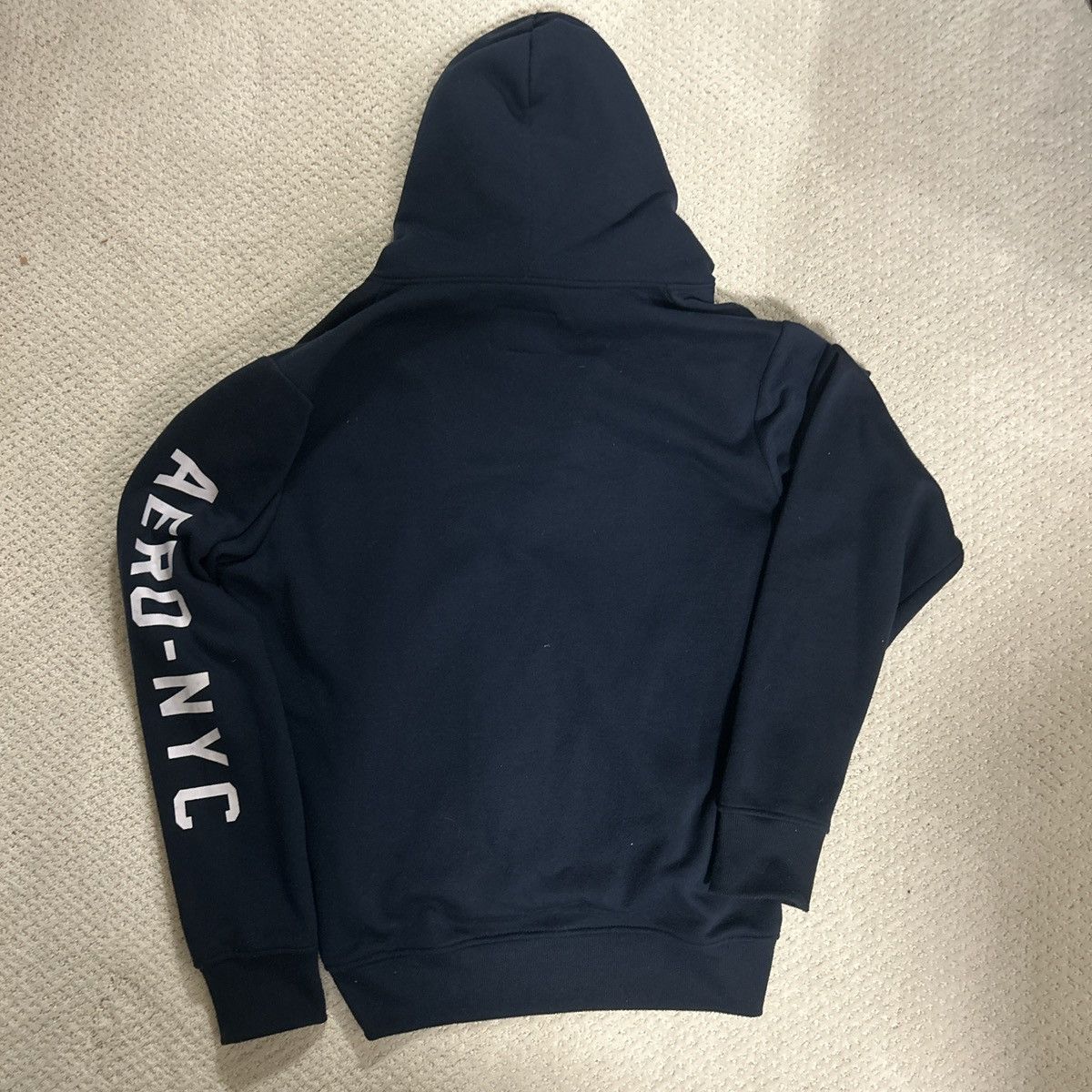 Aeropostale Aeropostale rare navy blue zip up hoodie Size US XL / EU 56 / 4 - 3 Thumbnail