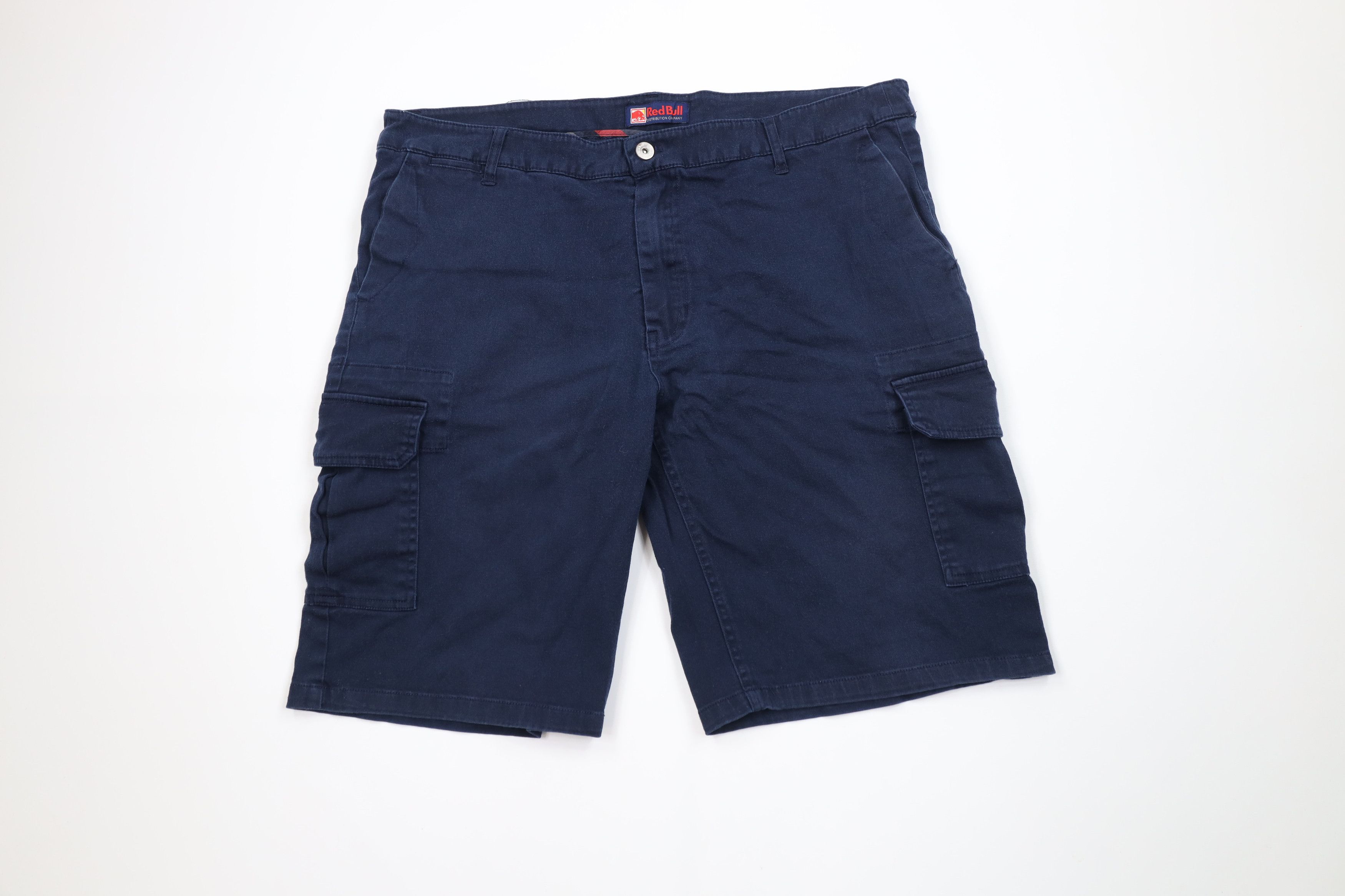 Vintage Vintage Red Bull Racing Spell Cargo Shorts Navy Blue Cotton Size US 38 / EU 54 - 1 Thumbnail