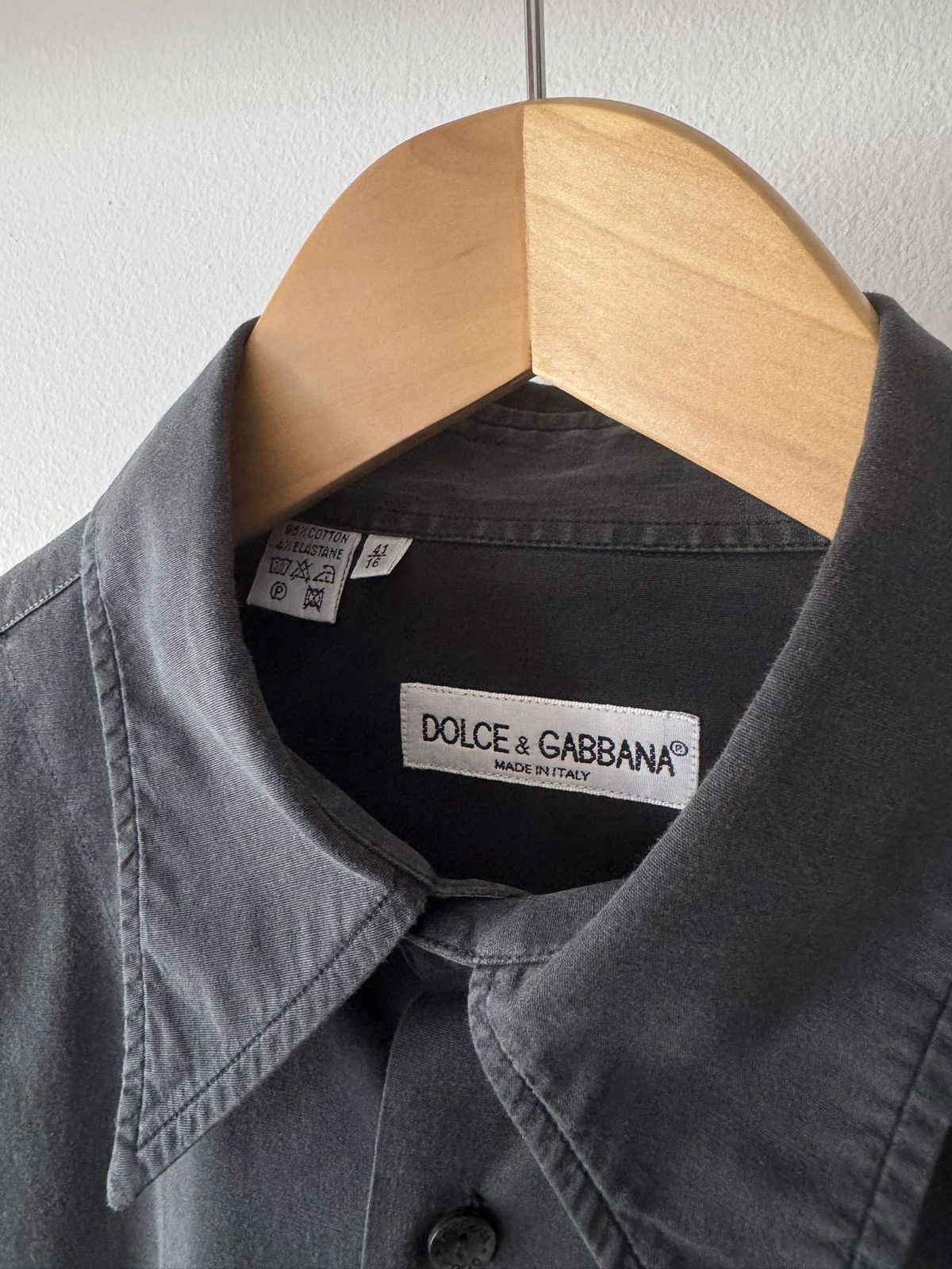Dolce & Gabbana Vintage Straight Hem Dress Shirt Size US XS / EU 42 / 0 - 3 Thumbnail