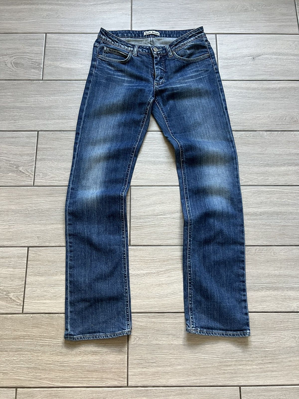 Acne Studios Acne Studio Distressed Denim Blue Pants Size US 29 - 1 Thumbnail