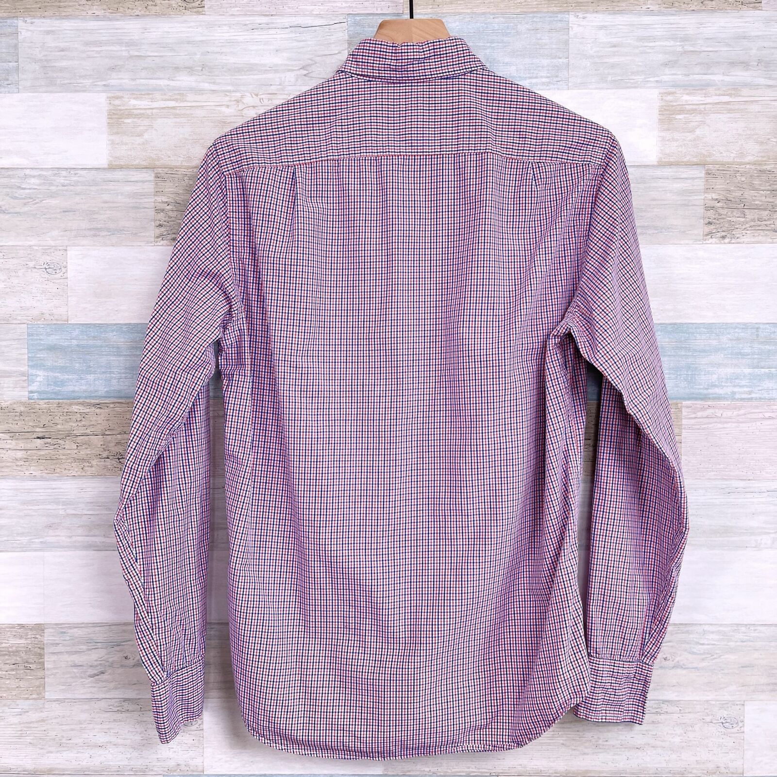 J.Crew J Crew Button Shirt Red Blue Plaid Mens S Size US S / EU 44-46 / 1 - 3 Thumbnail