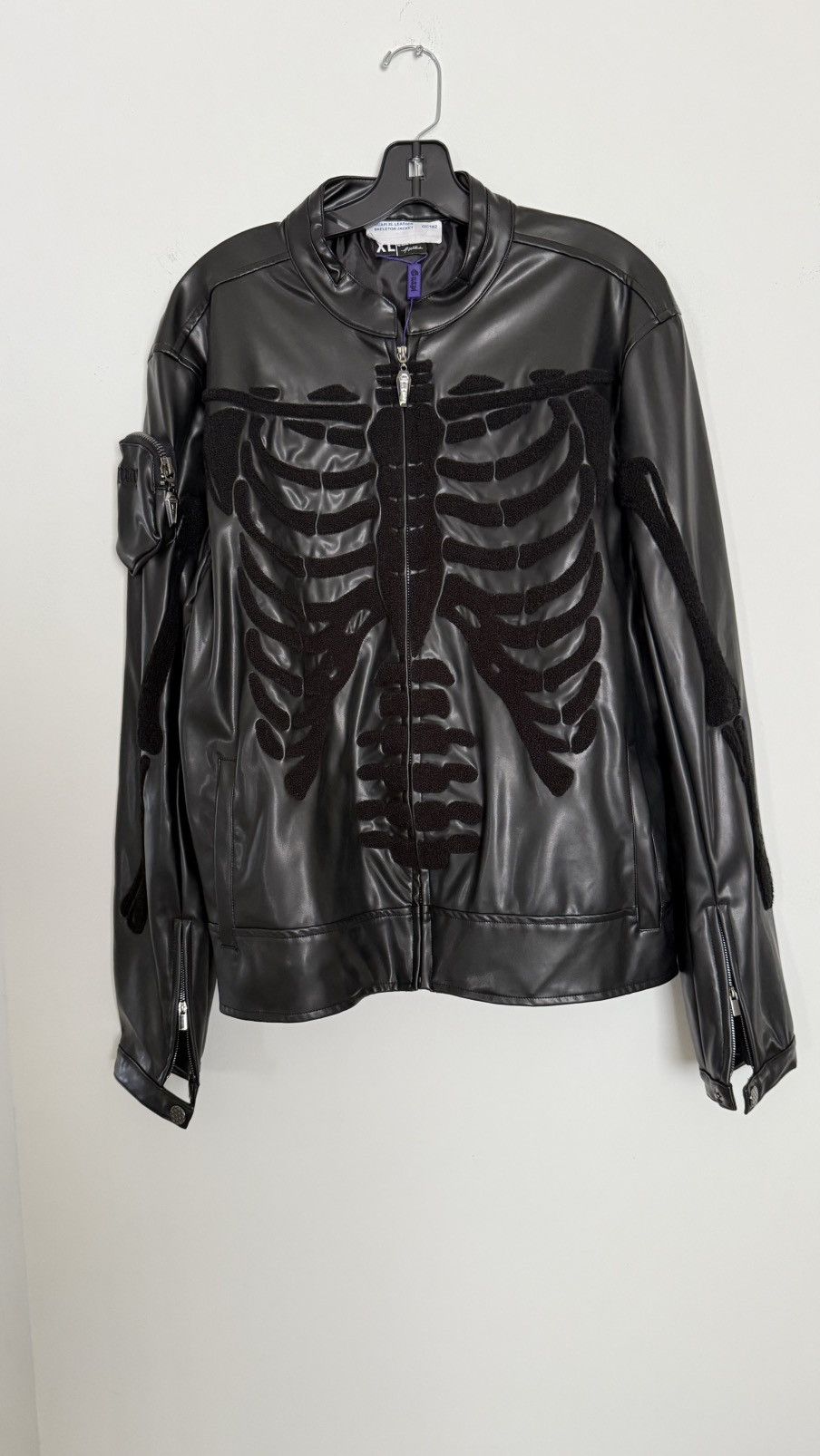 GUAPI Guapi Skeleton Jacket, XL Limited Edition 1/100, PU Leather Size US XL / EU 56 / 4 - 1 Thumbnail