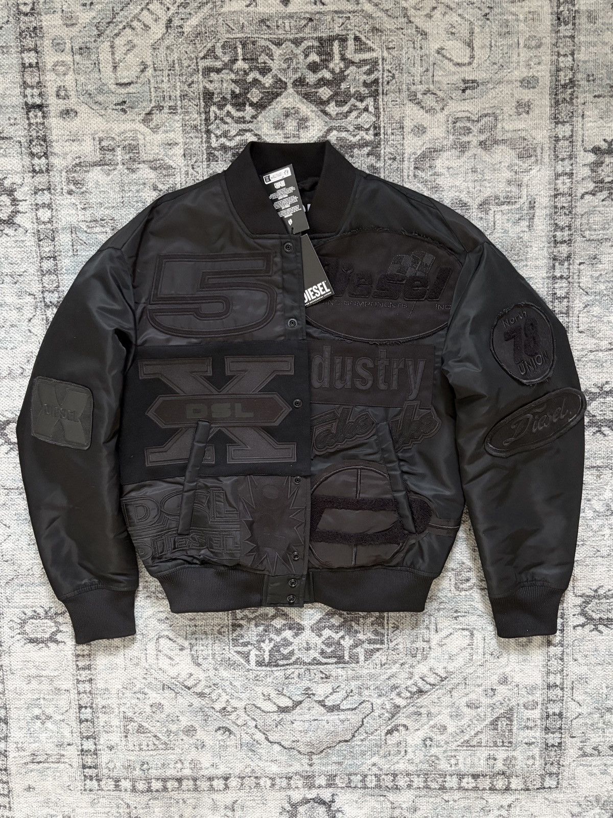 diesel j bulc patch jacket