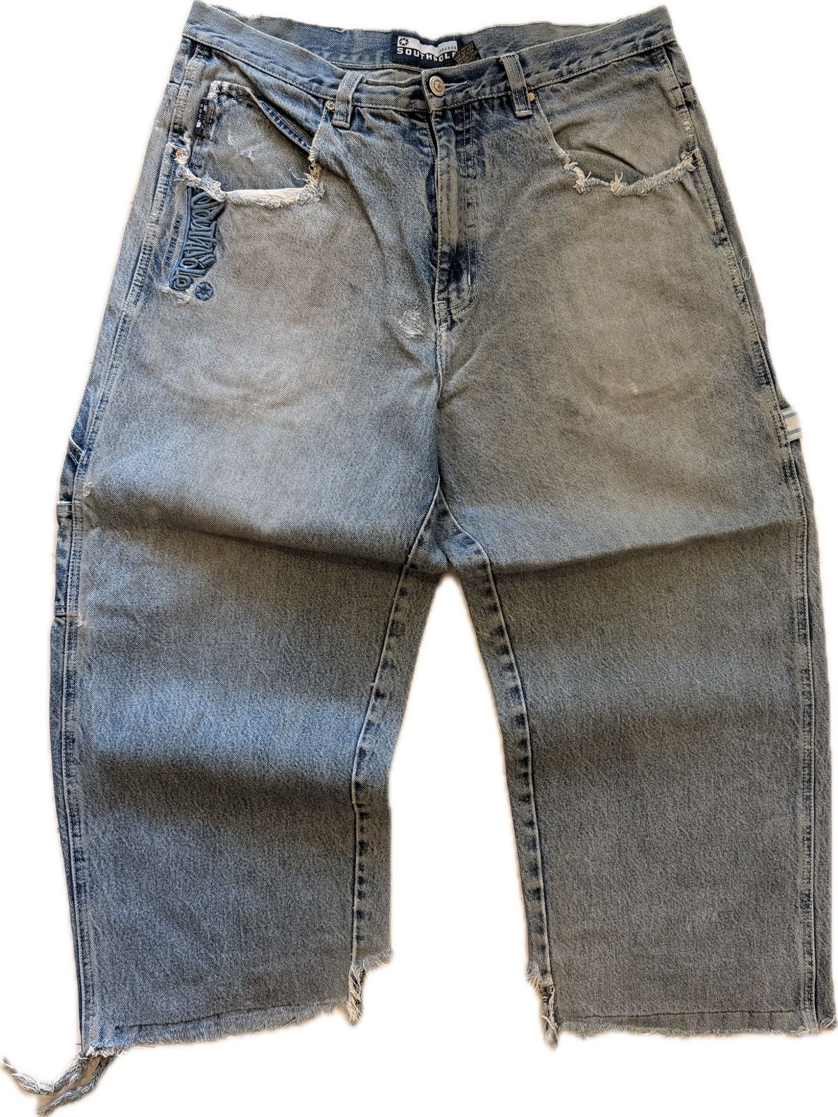 Southpole Distressed Baggy Southpole Carpenter Jeans Size US 34 / EU 50 - 6 Thumbnail