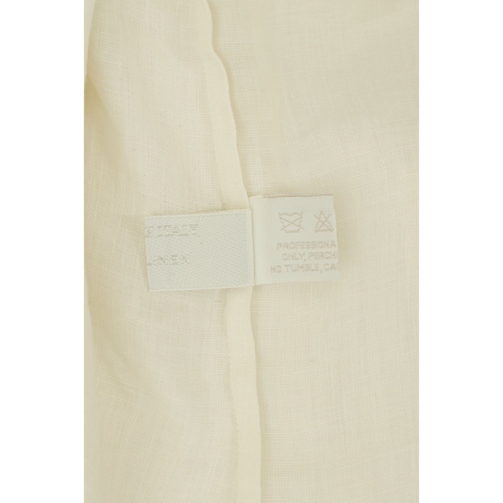 Prada Linen White Button Up Top Size M / US 6-8 / IT 42-44 - 6 Thumbnail