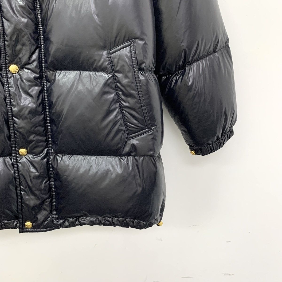 Celine Celine Black Arc de Triomphe Embroidered Down Coat Size XS / US 0-2 / IT 36-38 - 4 Thumbnail