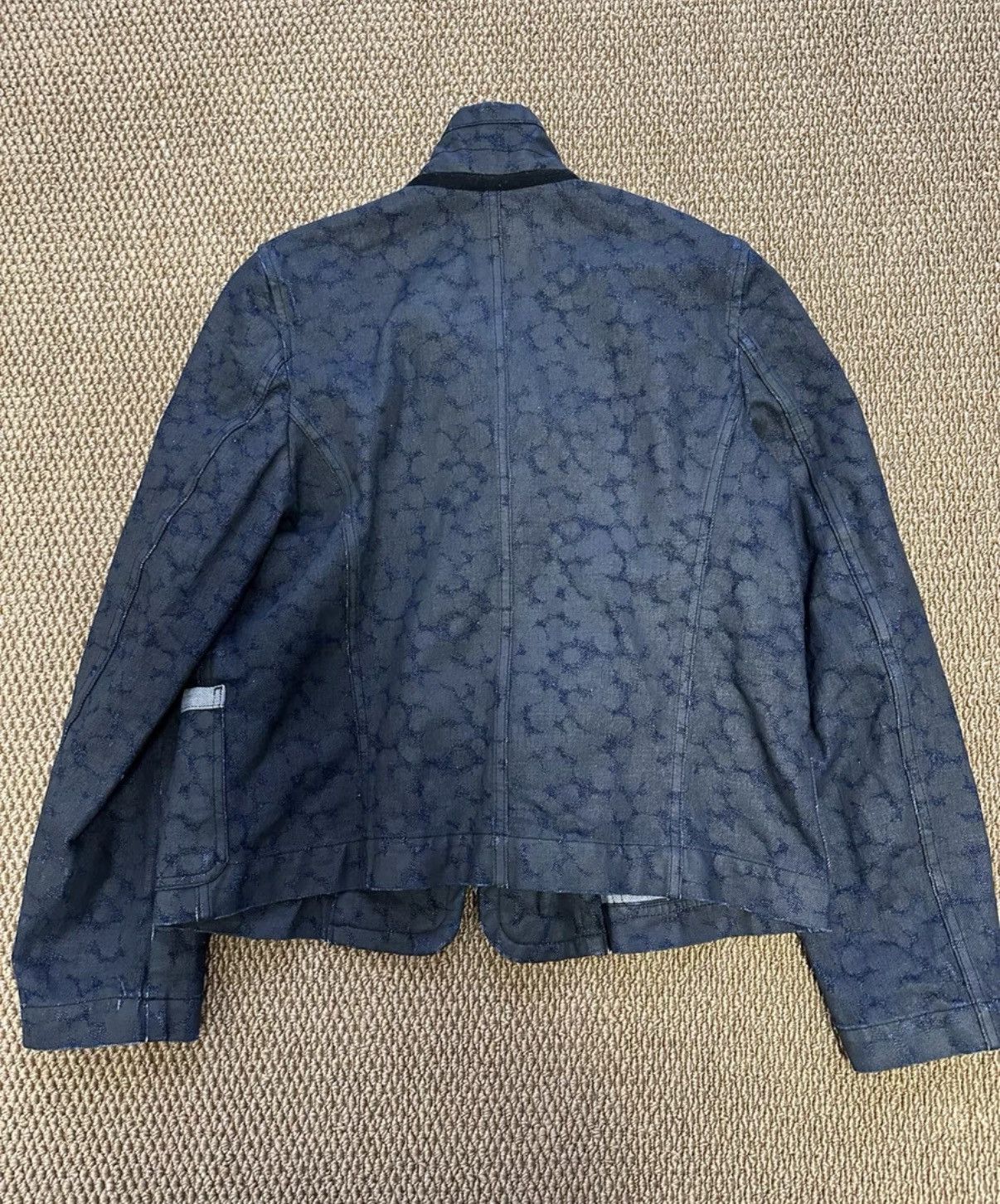 Comme des Garcons Comme des Garçons Lightning Print Lace Trim Denim Jacket K23 Size US M / EU 48-50 / 2 - 7 Thumbnail