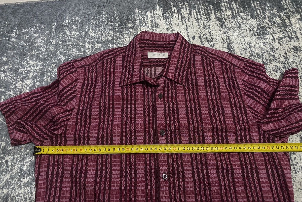 Prada Rare Prada Men Spring 2007 Short Sleeve Button up Runway Size US L / EU 52-54 / 3 - 10 Thumbnail