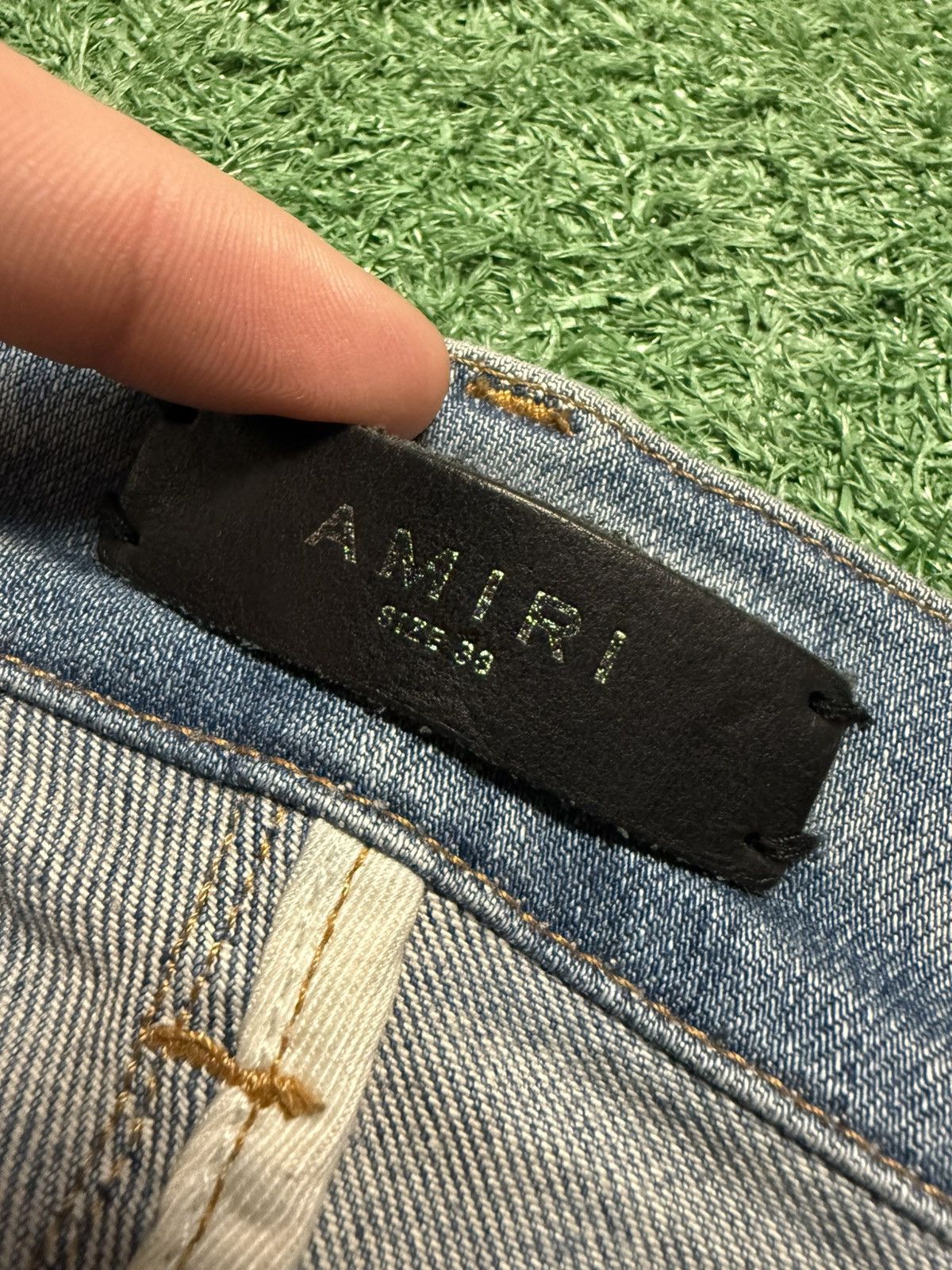Amiri Amiri mx1 plaid patch denim Size US 38 / EU 54 - 3 Thumbnail
