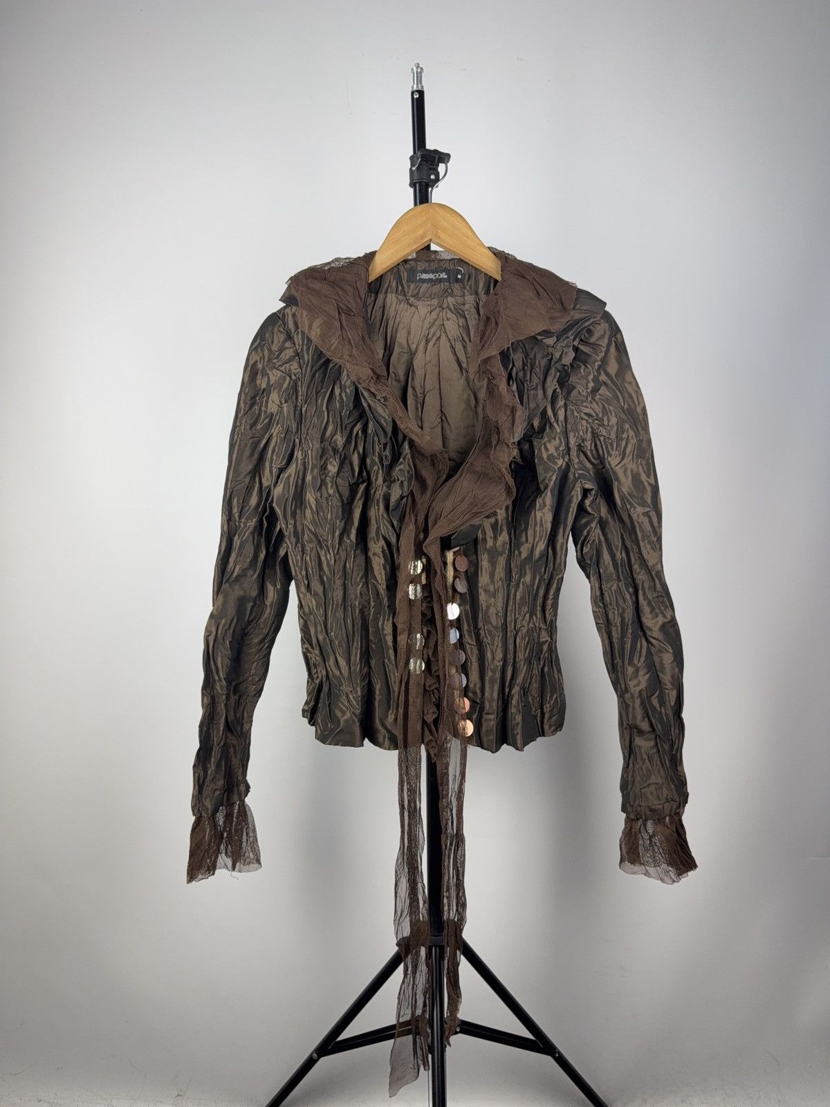 Avant-Garde Gothic Rare Y2K Japanese Style Jacket