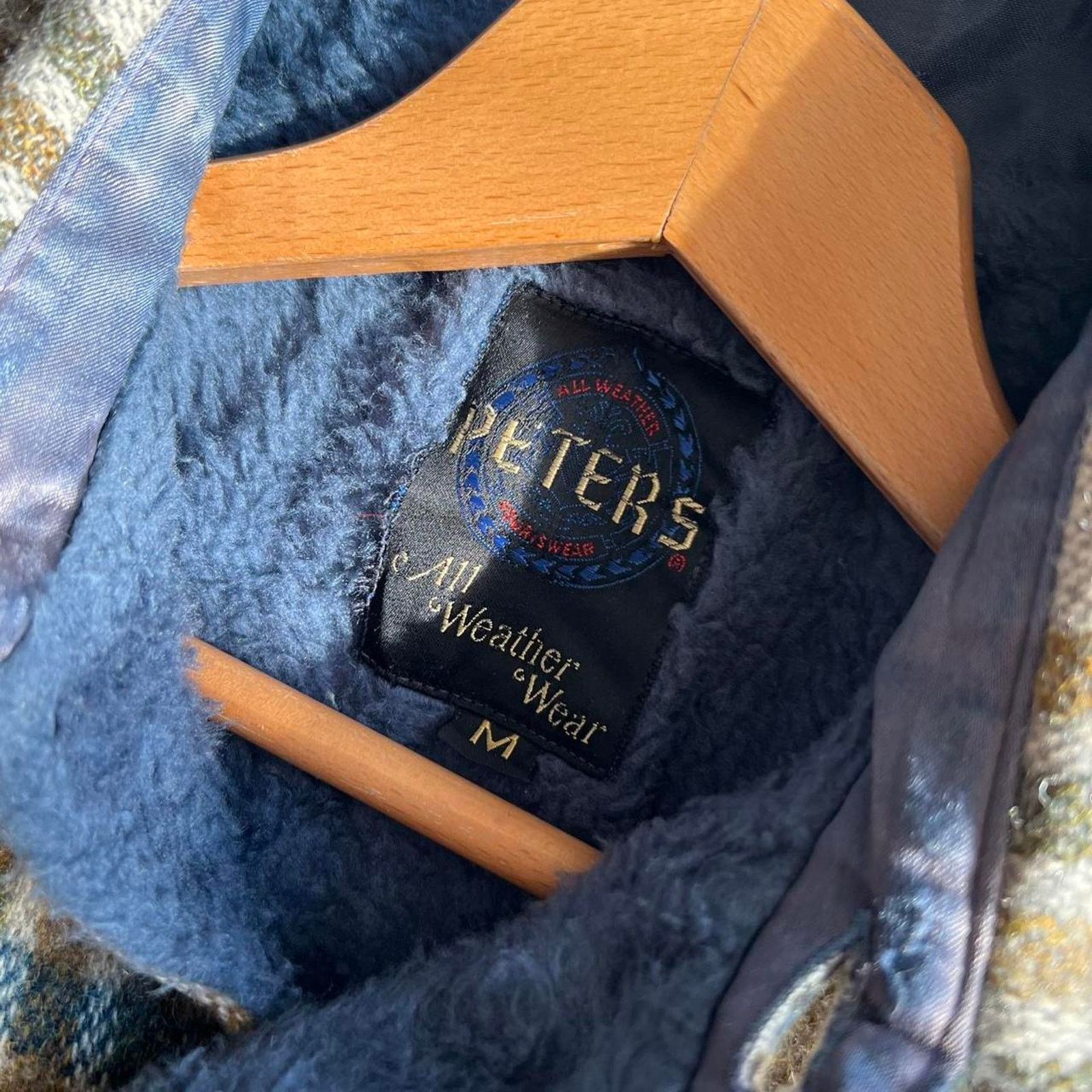 Vintage Distressed 70s Peters Wool CPO Jacket | Shadow Plaid | M Size US M / EU 48-50 / 2 - 2 Thumbnail