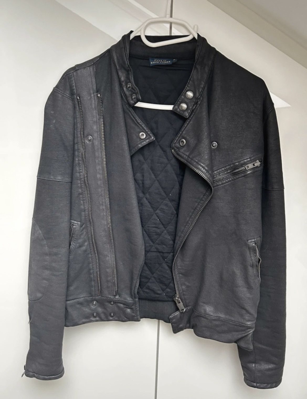 Designer × Polo Ralph Lauren Polo Ralph Lauren Womens Lamb Leather Jacket Size M / US 6-8 / IT 42-44 - 2 Thumbnail