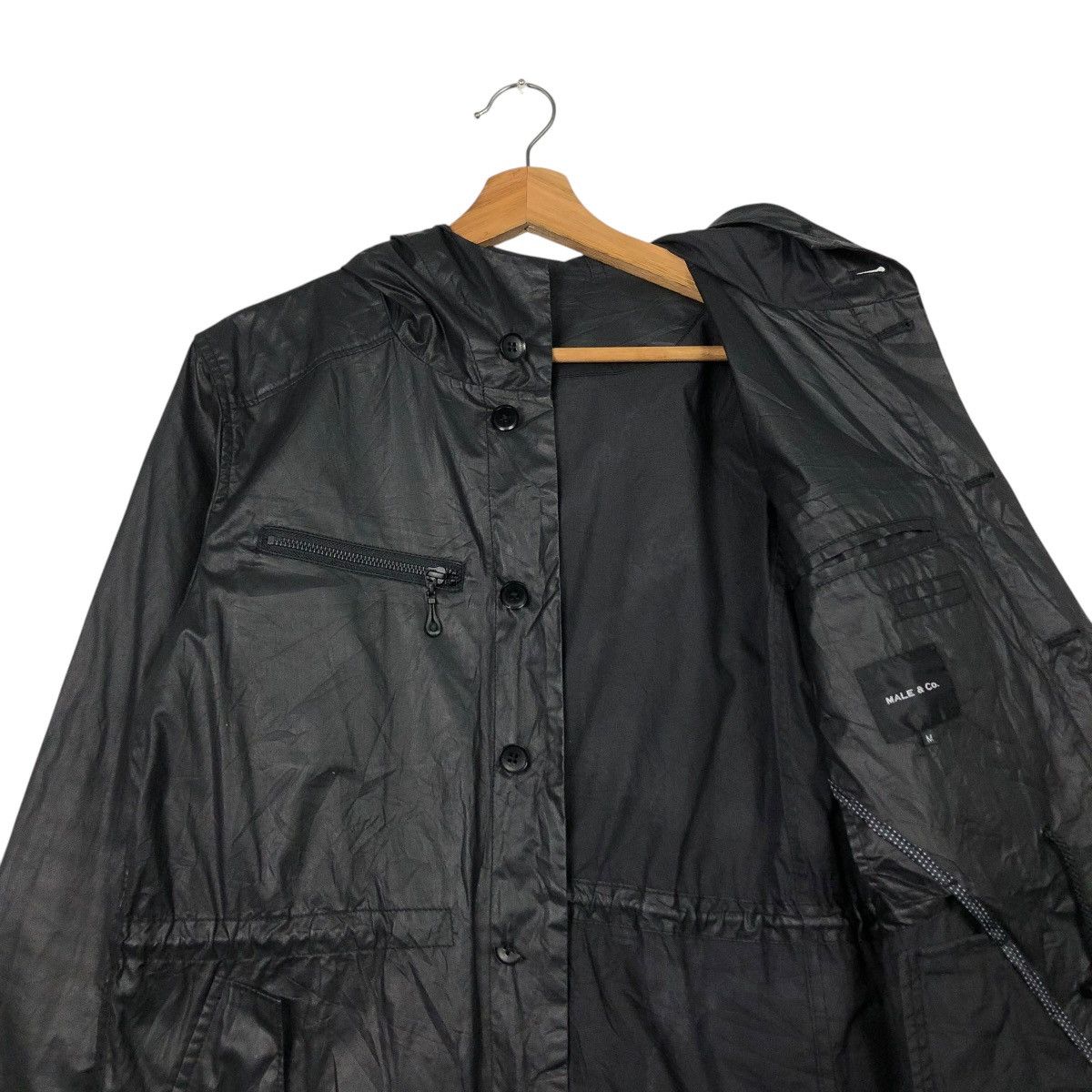 Japanese Brand VINTAGE HUNTING UTILITY BIKER JACKET MALE & CO ISSEY MIYAKE Size US M / EU 48-50 / 2 - 13 Thumbnail