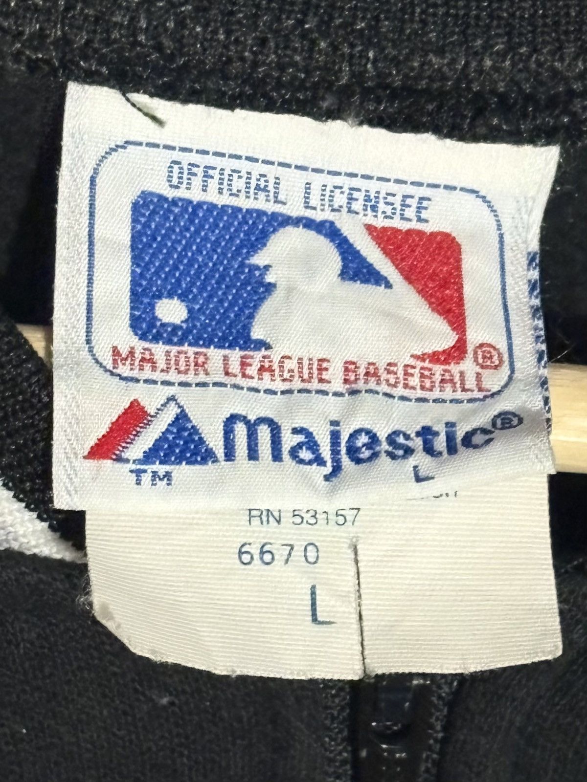 MLB VTG 90s MLB Majestic L.I.C. Eagles Letterman Varsity Jacket Size US L / EU 52-54 / 3 - 10 Thumbnail