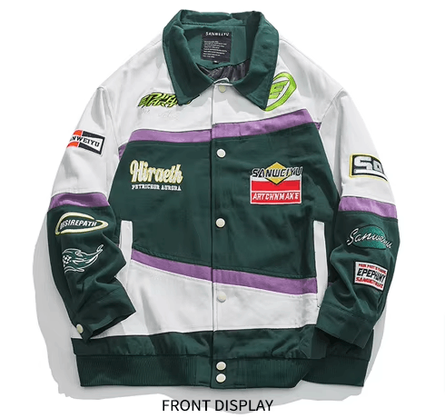 Japanese Brand × Vintage "Devil Tune-Green-L" Racing Jacket Size US L / EU 52-54 / 3 - 1 Thumbnail