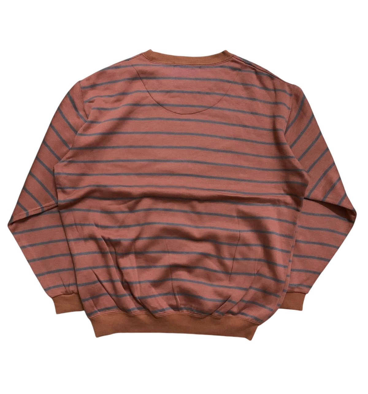 Japanese Brand × Pierre Balmain Vtg Japanese Pierre Balmain Stripe Sweatshirt Size US L / EU 52-54 / 3 - 3 Thumbnail
