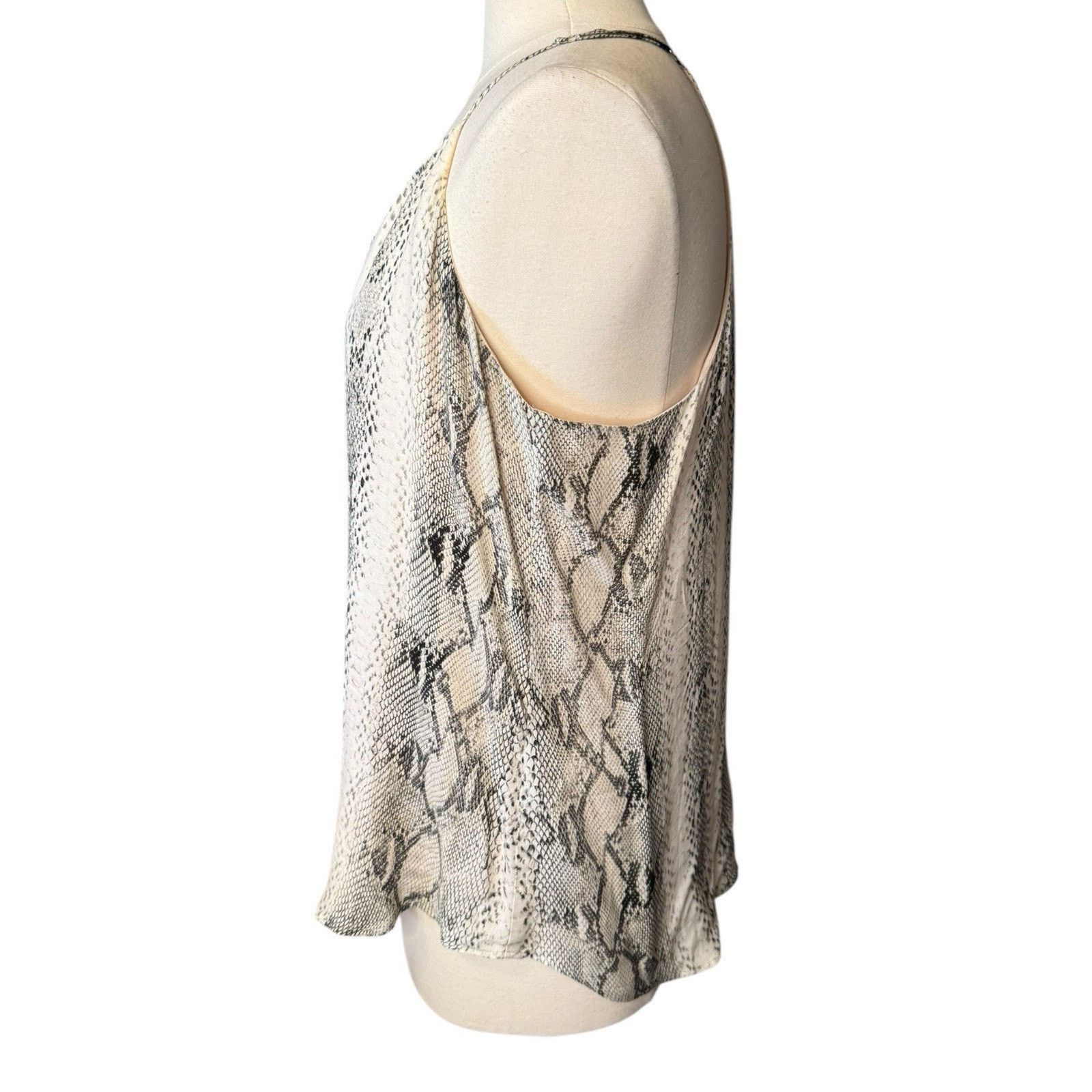 Other Lavender Brown Snake Printed Cami Size XL V Neck Size XL / US 12-14 / IT 48-50 - 4 Thumbnail