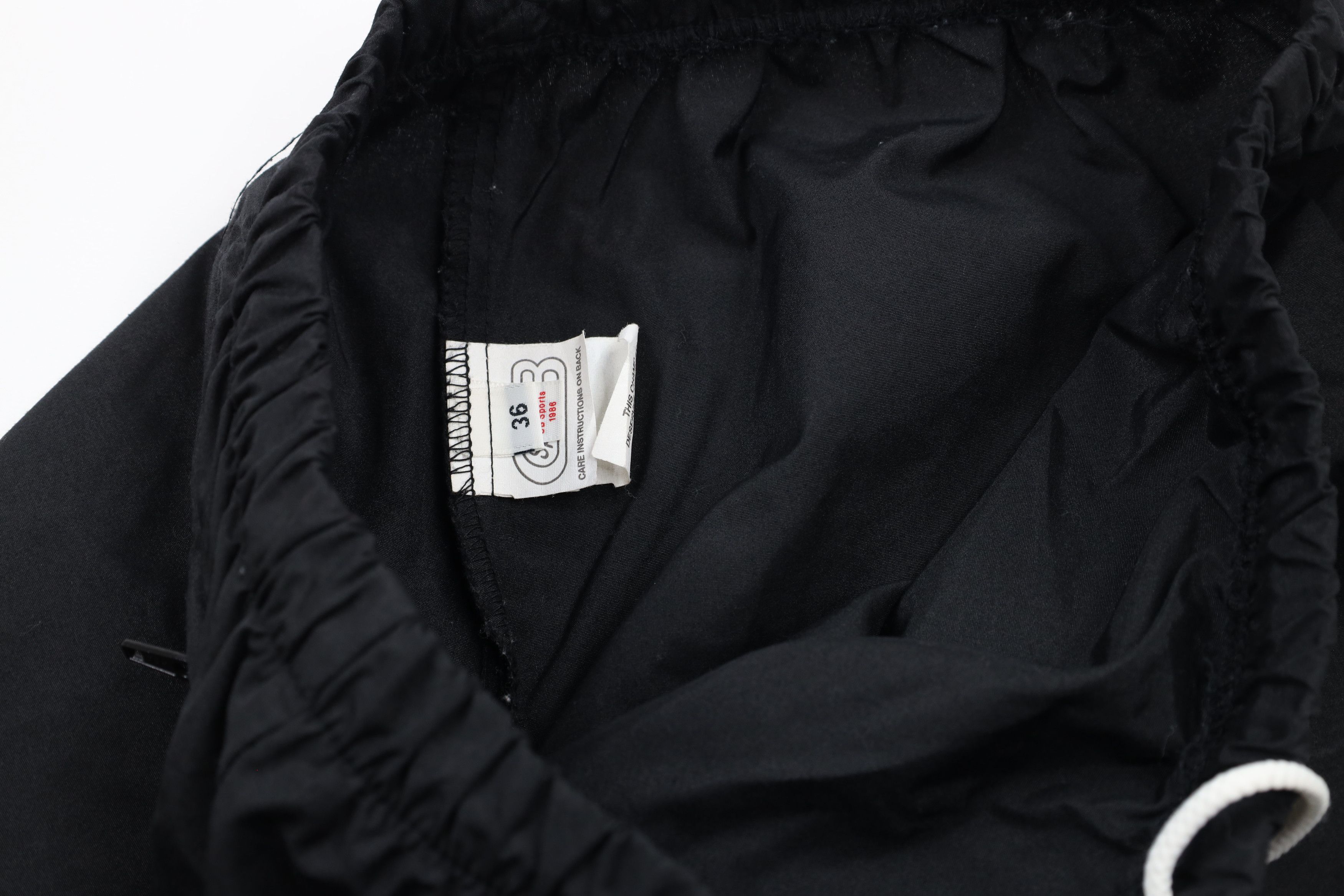 Vintage Vintage 80s Streetwear Rain Pants Joggers Black USA Size US 36 / EU 52 - 9 Thumbnail