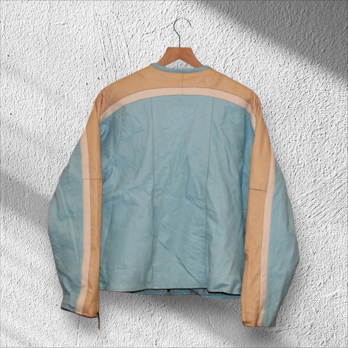 Tanner Goods Tanners Avenue New York Leather Racing Leather Jacket Womens Size L / US 10 / IT 46 - 2 Thumbnail