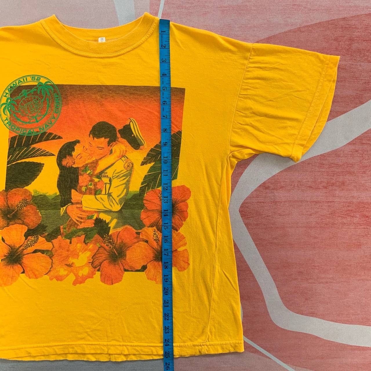 Army Of Me Rare Vintage Hawaii 52’ Tropical Navy Corp Tees Size US M / EU 48-50 / 2 - 8 Thumbnail