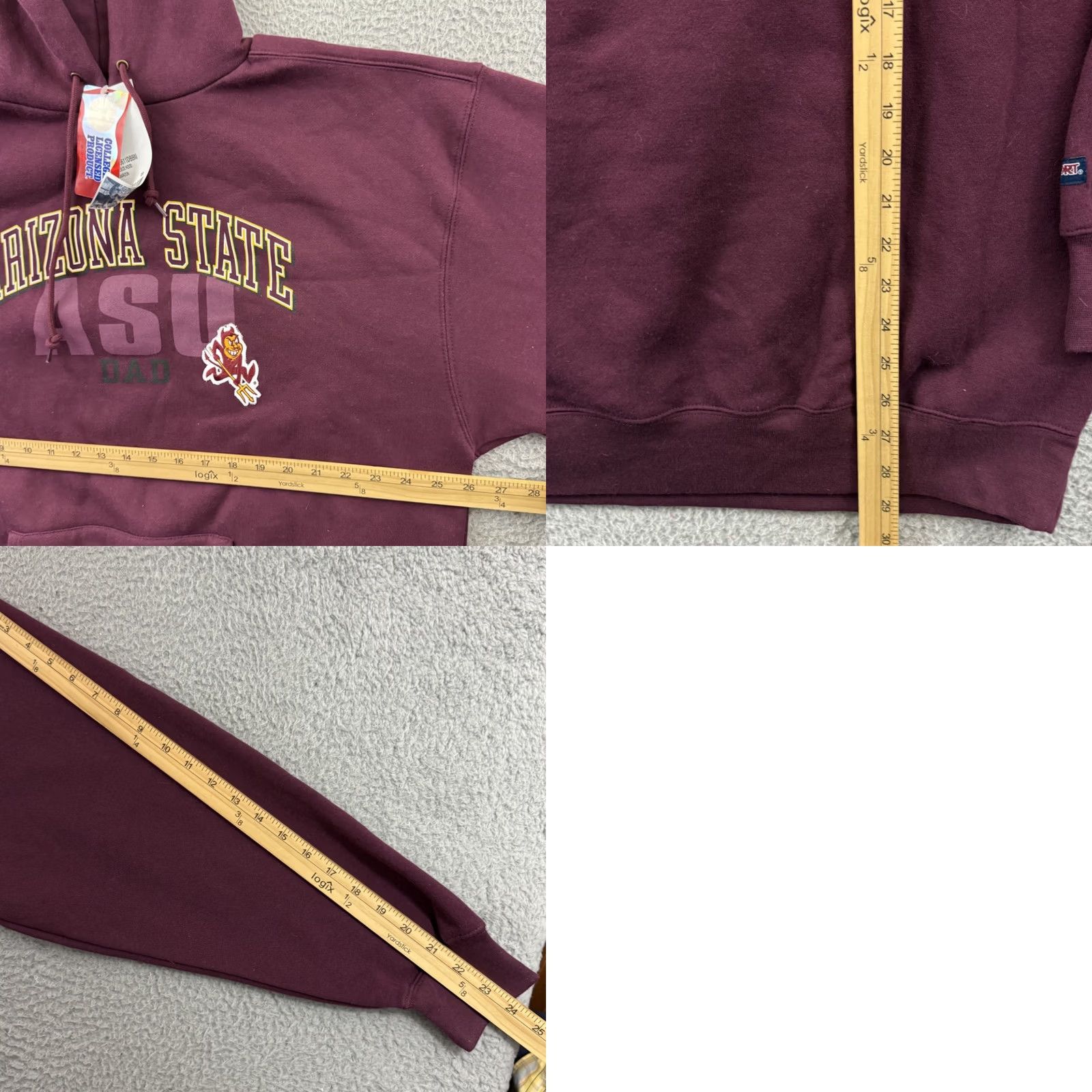 Jansport VINTAGE Jansport Hoodie Mens XL Red College Logo Sweatshirt NWT Size US XL / EU 56 / 4 - 8 Thumbnail