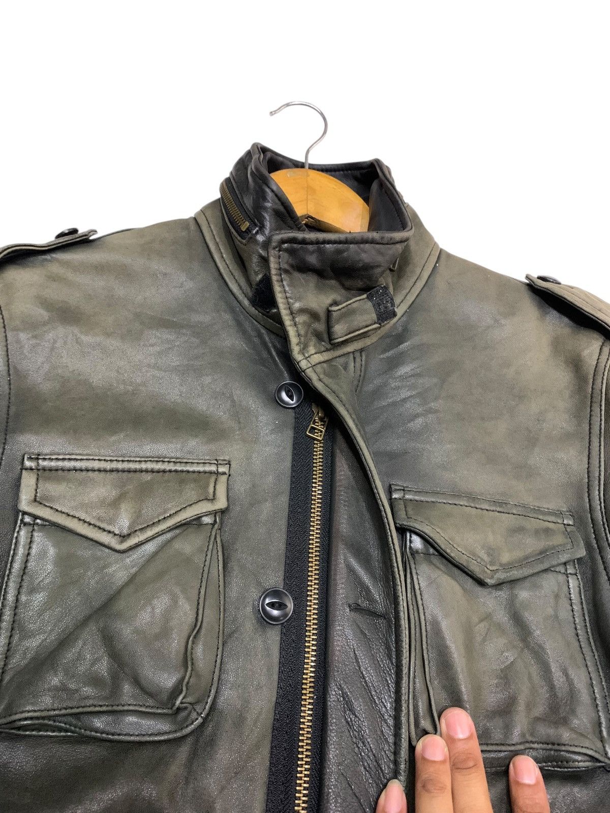 Japanese Brand × URBAN RESEARCH DOORS 🔥URBAN RESEARCH SHEEPSKIN LEATHER JACKET Size US M / EU 48-50 / 2 - 7 Thumbnail