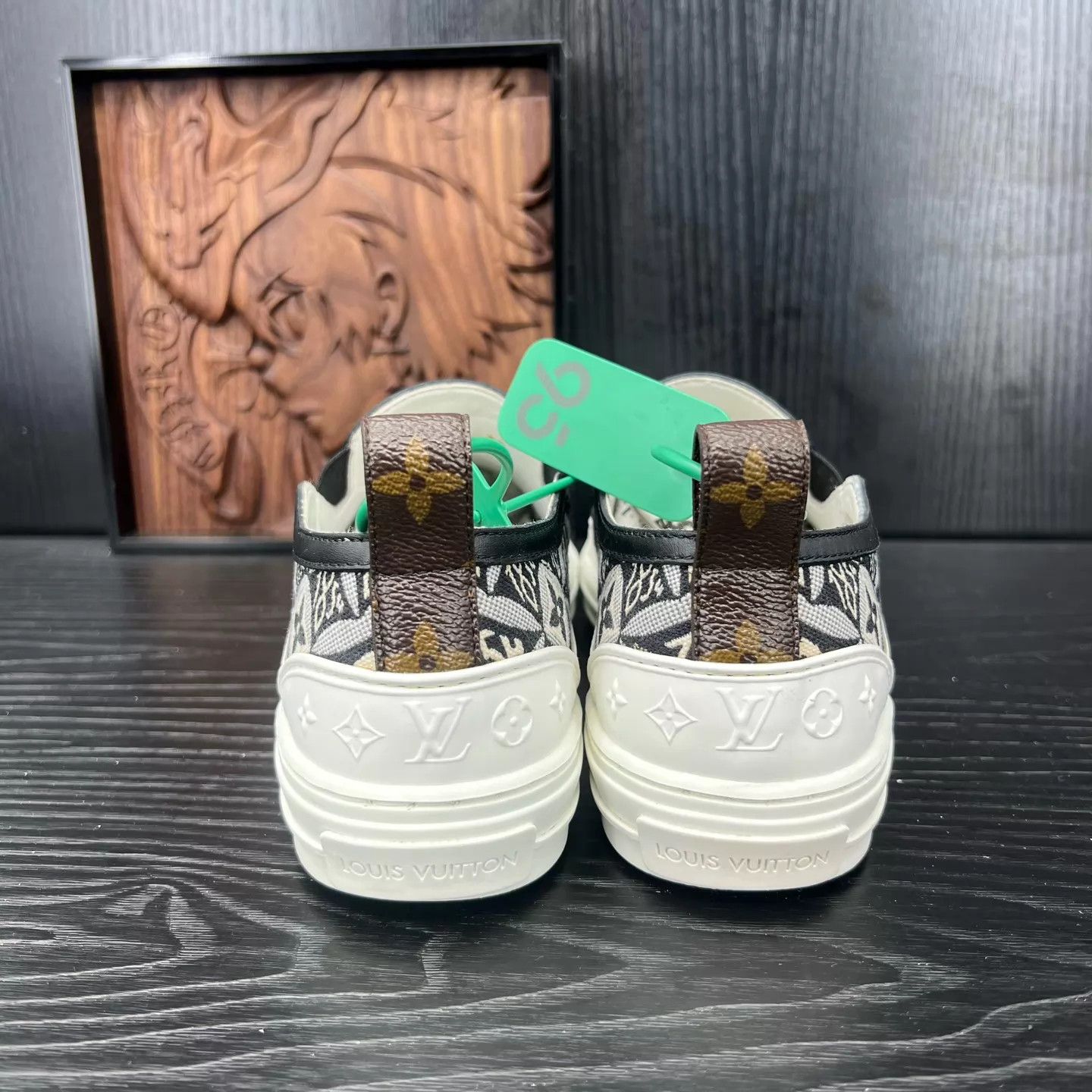 Louis Vuitton LV Playtime Slip-On Black/White 38 Mint With Box Size US 7.5 / IT 37.5 - 5 Thumbnail