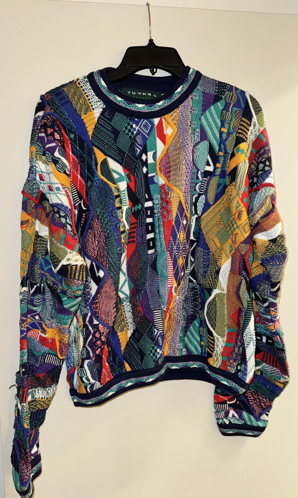 Tundra Canada Handmade Knit Sweater Size M / US 6-8 / IT 42-44 - 4 Thumbnail