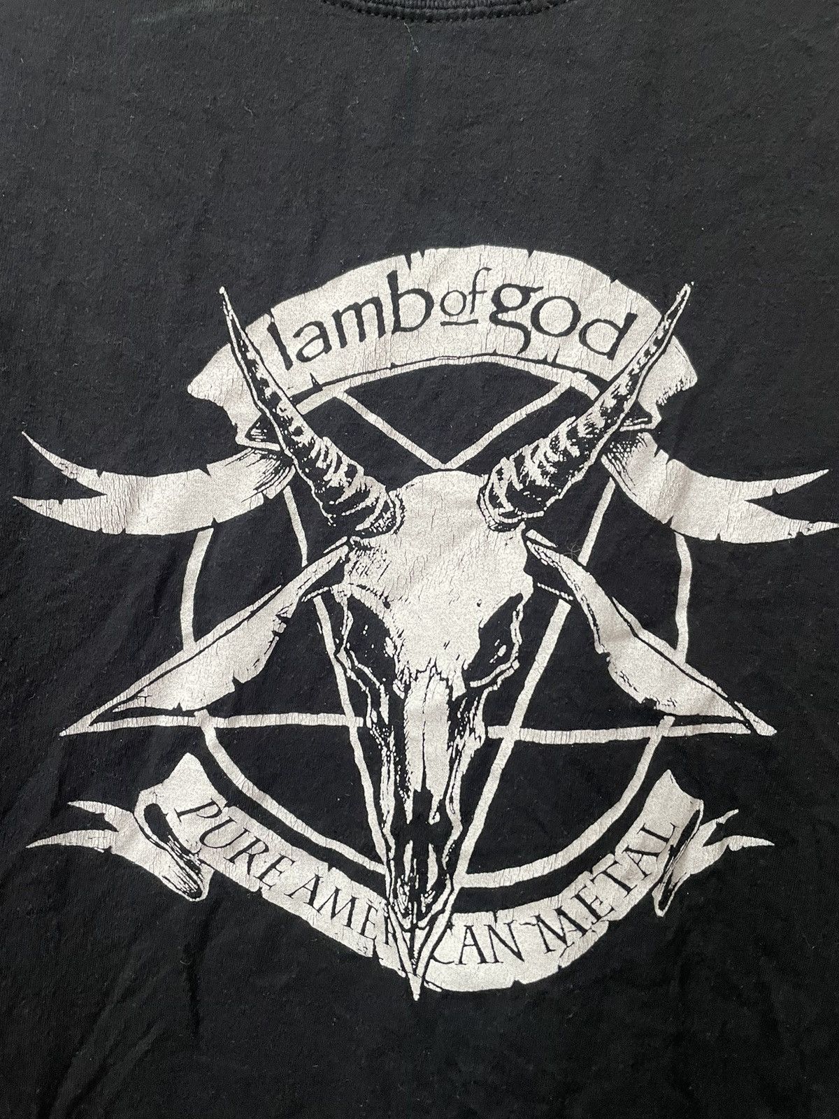 Band Tees × Vintage Vintage Lamb Of God Pure American Metal T Shirt Tour Tee Y2K Size US L / EU 52-54 / 3 - 2 Thumbnail