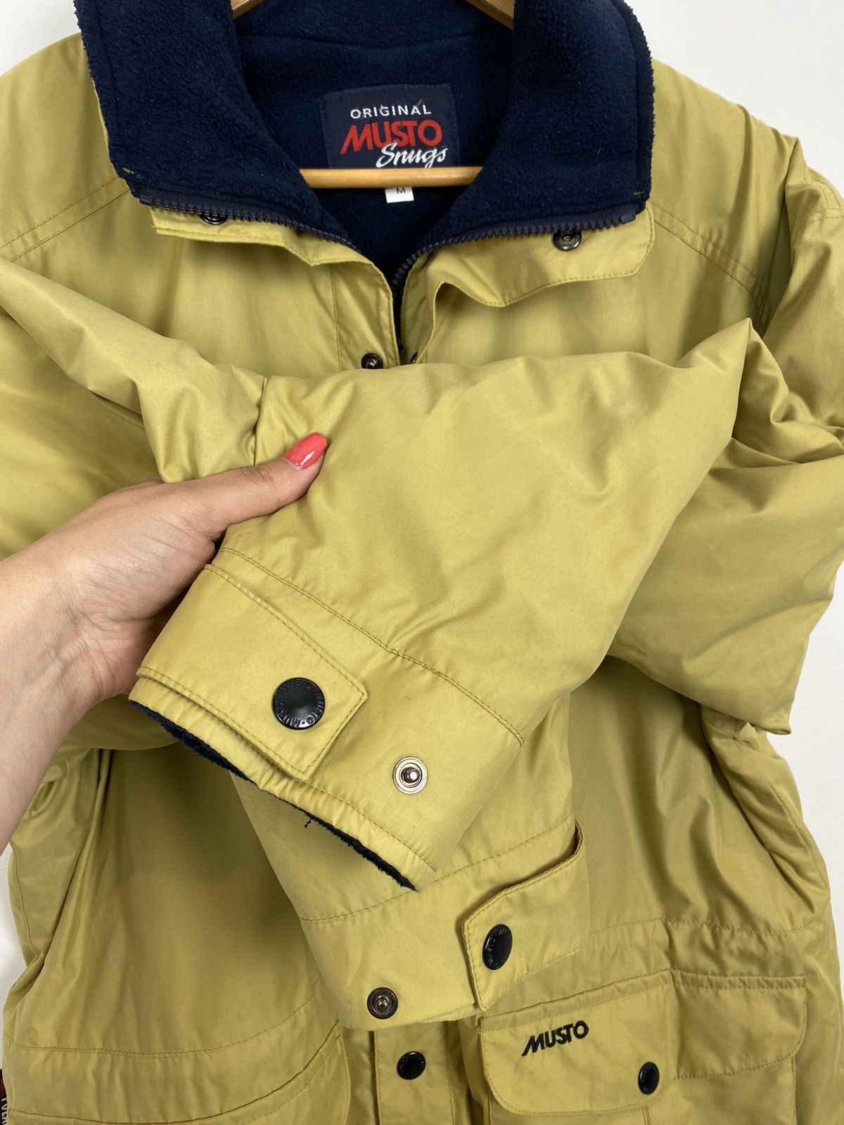 Musto Musto Snugs Full Zip Long Sleeve Jacket Yellow Men's Size M Size US M / EU 48-50 / 2 - 8 Thumbnail