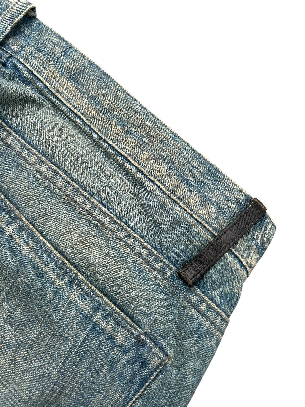 Helmut Lang HELMUT LANG NY SELVEDGE BUTTON FLY DISTRESSED DENIM JEANS Size US 34 / EU 50 - 8 Thumbnail