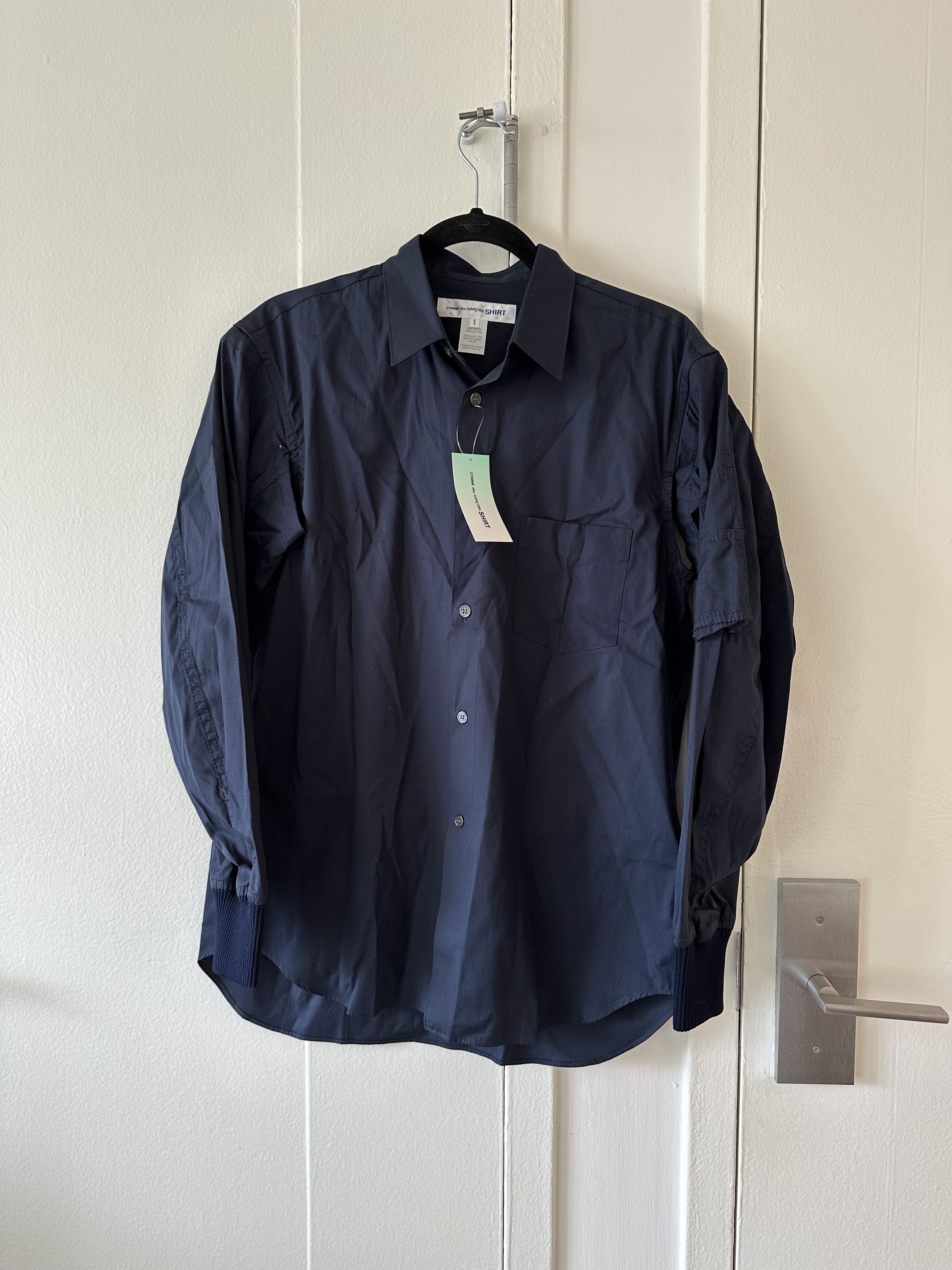 Comme des Garcons Comme des Garcons SHIRT Bomber Button Up Shirt Size US M / EU 48-50 / 2 - 1 Thumbnail