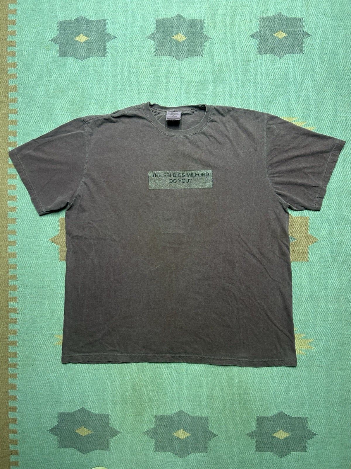 Vintage VTG t shirt FBI digs Milford Michigan Jimmy Hoffa cotton XL Size US XL / EU 56 / 4 - 1 Thumbnail