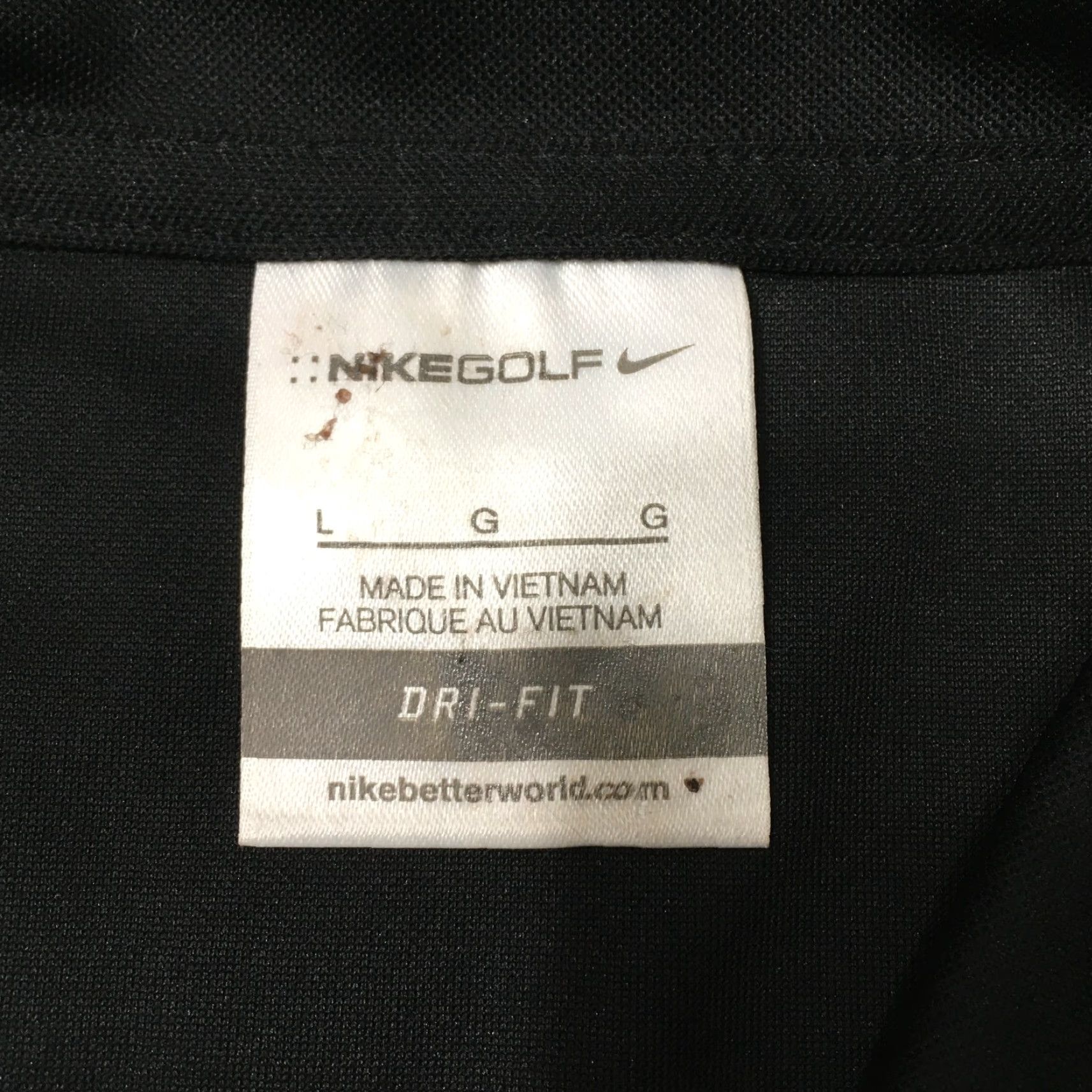Nike Nike Golf Polo Shirt Ladies Short Sleeve Dri-fit Tour Performance Black Large Size L / US 10 / IT 46 - 4 Thumbnail