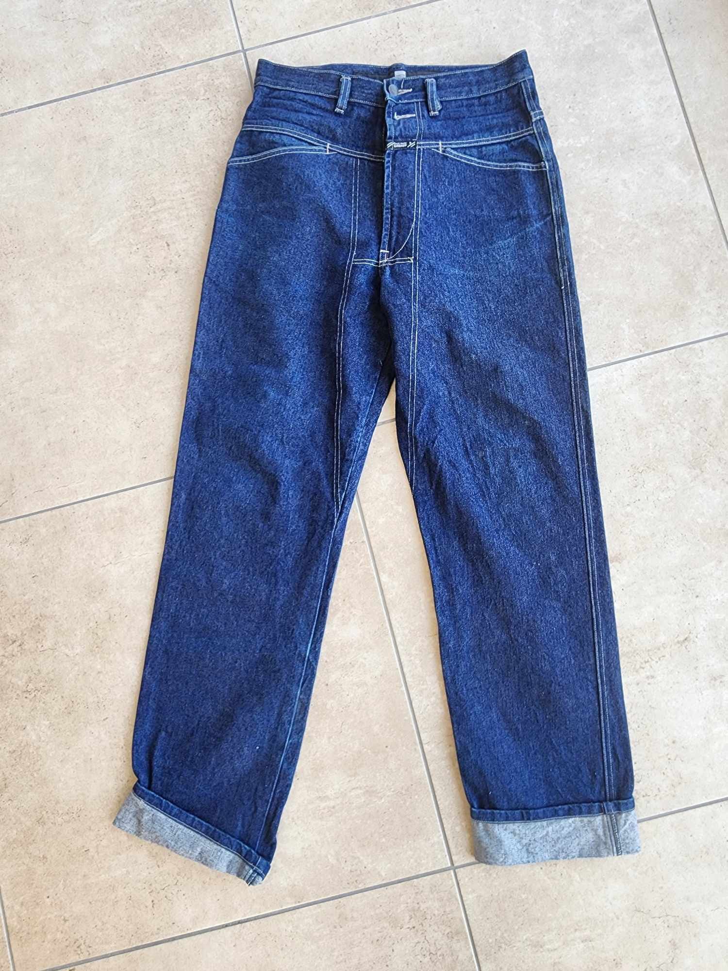Marithe + Francois Girbaud Marithé François Girbaud Vintage Denim Pants, Size 34, Rare Size US 34 / EU 50 - 1 Thumbnail