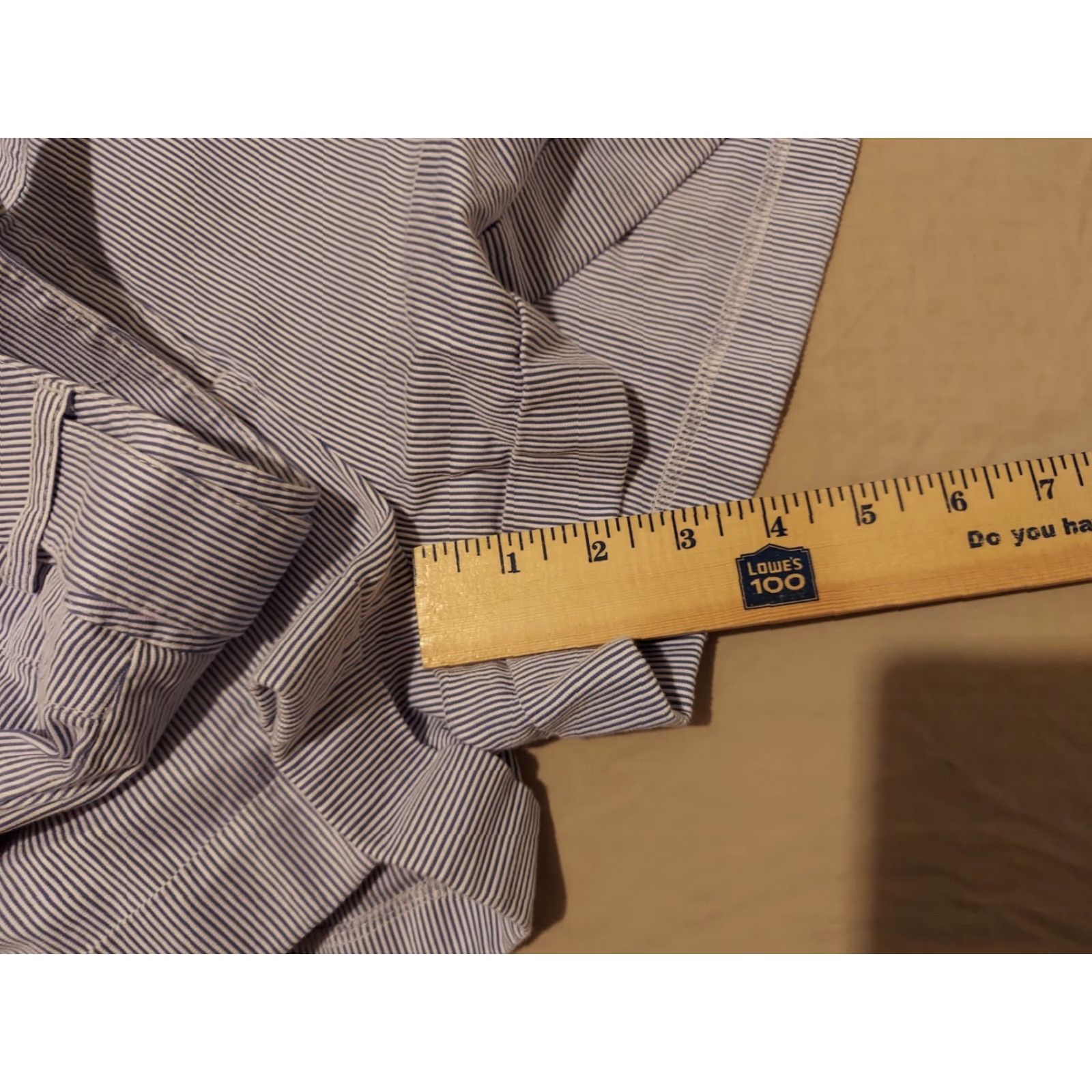 Express Womens Express Shorts 10 Blue Cotton Khaki Chino Chino Shorts Flat Front Button Casual Summer Spring Mens? Size 32" / US 10 / IT 46 - 7 Thumbnail