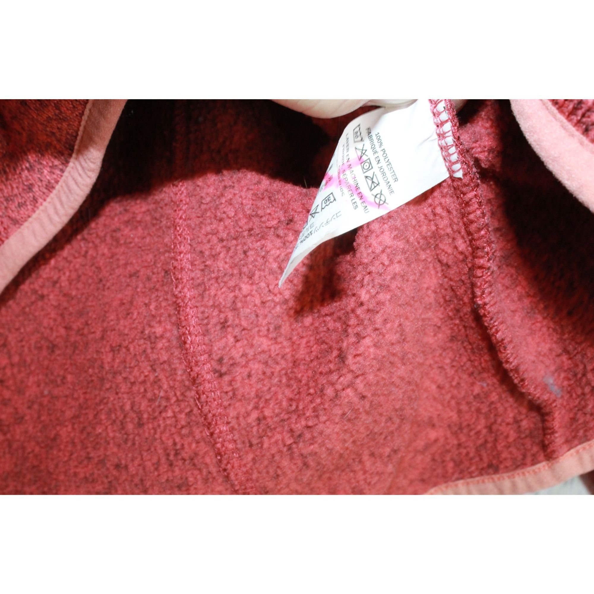 L.L. Bean LL Bean Womens Orange Fleece Zip-Up Jacket Medium Size M / US 6-8 / IT 42-44 - 5 Thumbnail