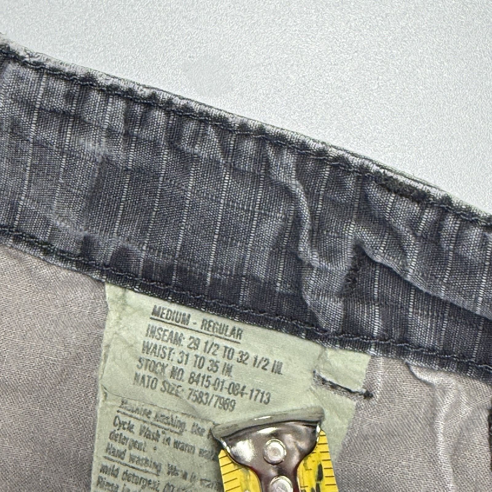 Vintage Vintage Military Trouser Cargo Pants Mens Faded Gray Ripstop Size US 32 / EU 48 - 11 Thumbnail