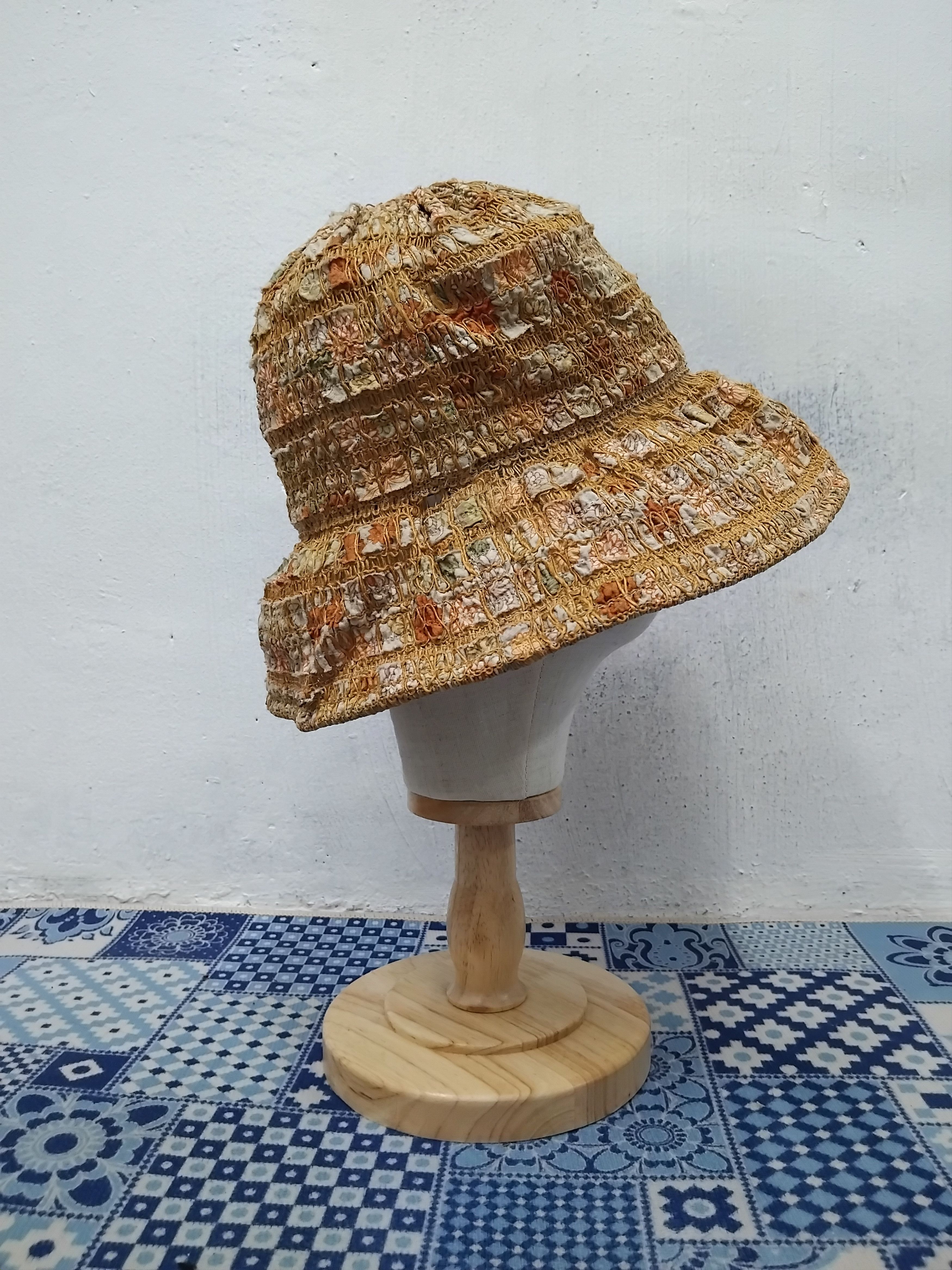 Japanese Brand Abstract art Japanese style hat Size ONE SIZE - 7 Thumbnail