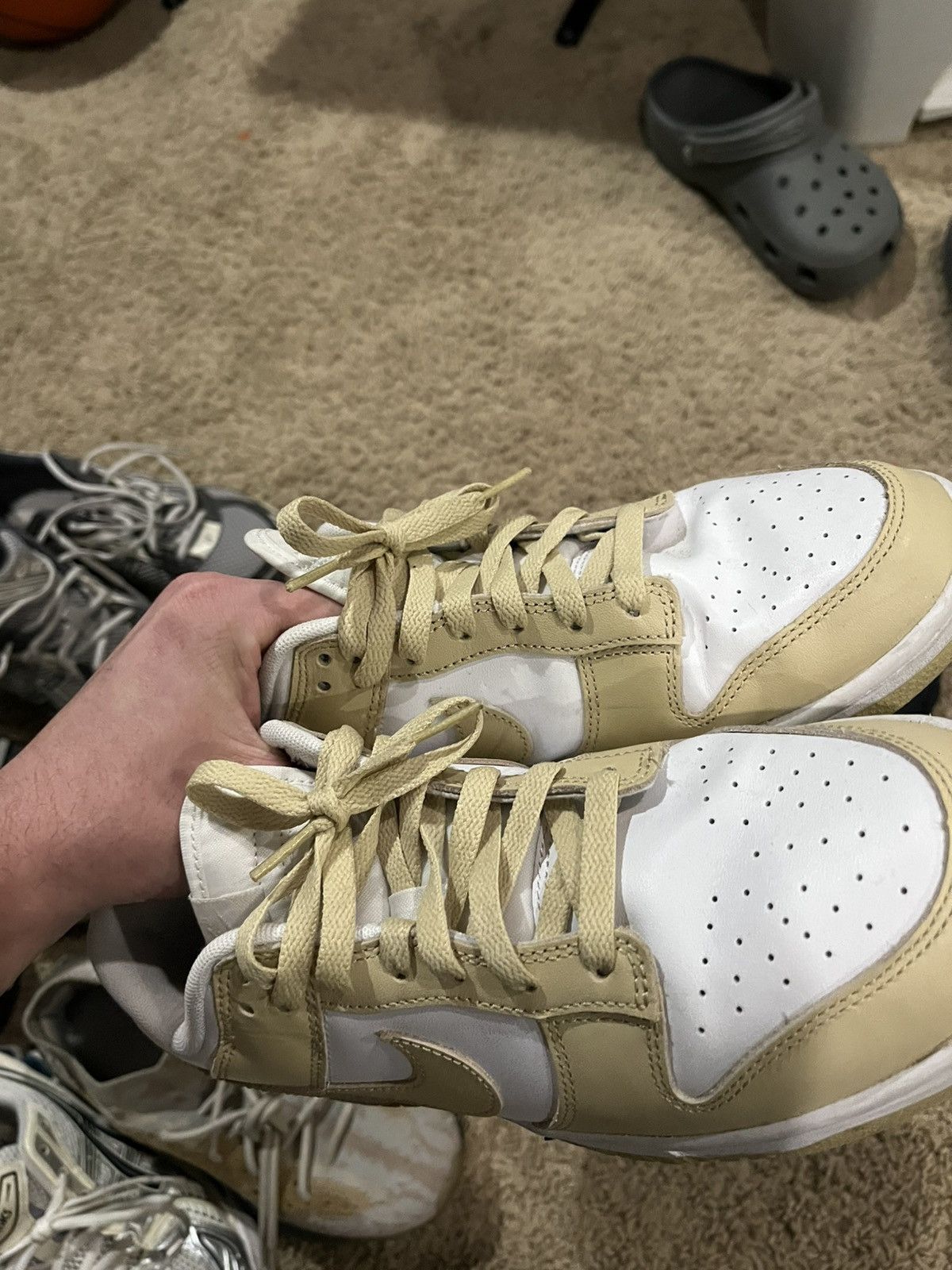 Nike tan nike dunks Size US 9 / EU 42 - 1 Thumbnail