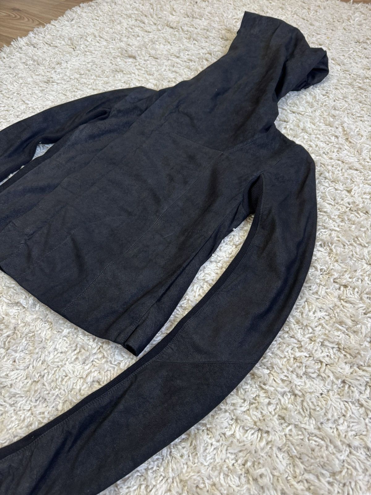 Rick Owens SOLD!Rick Owen’s FW13 Lamb Leather Jacket Size S / US 4 / IT 40 - 2 Thumbnail