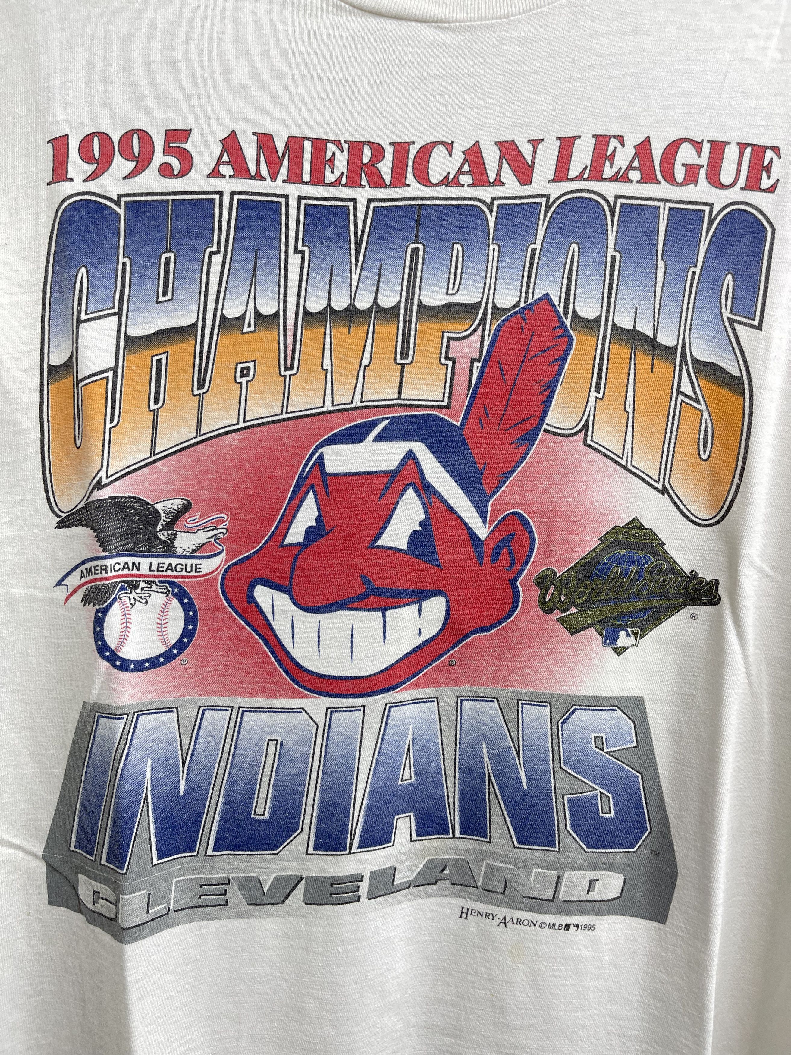 MLB × Vintage Cleveland Indians 1995 American League Champions Tee L Size US L / EU 52-54 / 3 - 2 Thumbnail